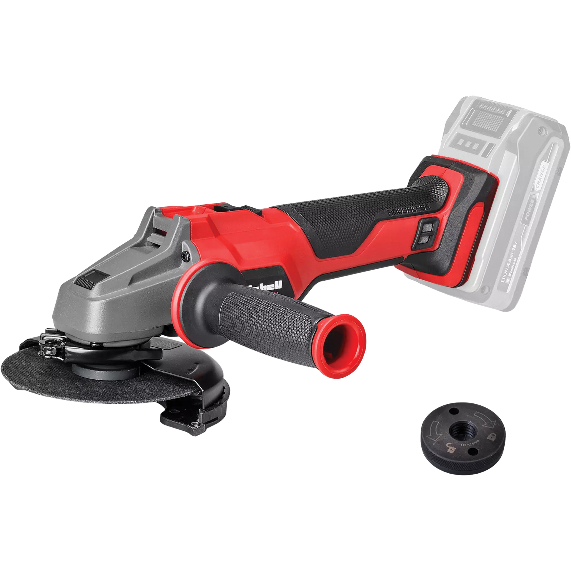 Rectifieuse d’angle professionnelle sans fil (outil seulement), Roue de 4-1/2", 18 V