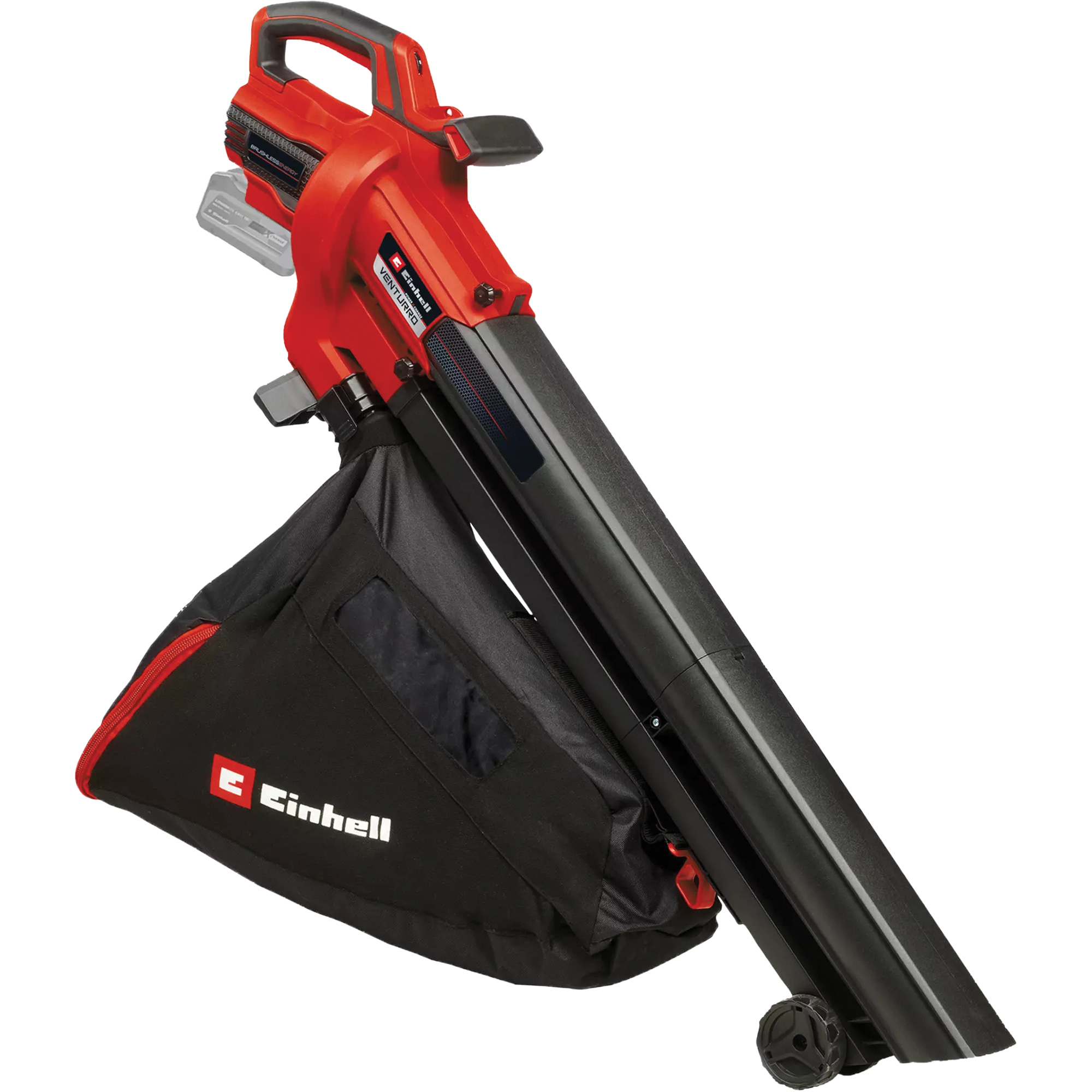 Souffleur/aspirateur/broyeur de feuilles 300 pi³/min 3 en 1 sans fil, 18 V, Vitesse d'air 130,4 mi/h, À pile