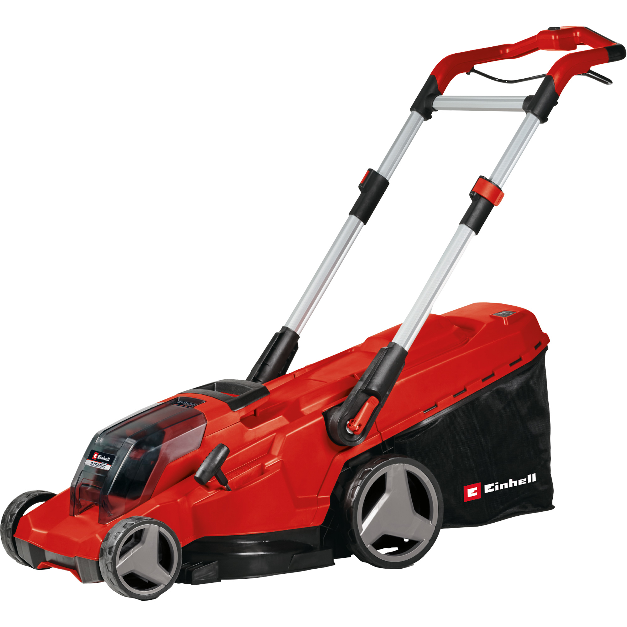 Tondeuse à gazon sans fil, Poussée, À pile, Largeur de coupe 17"