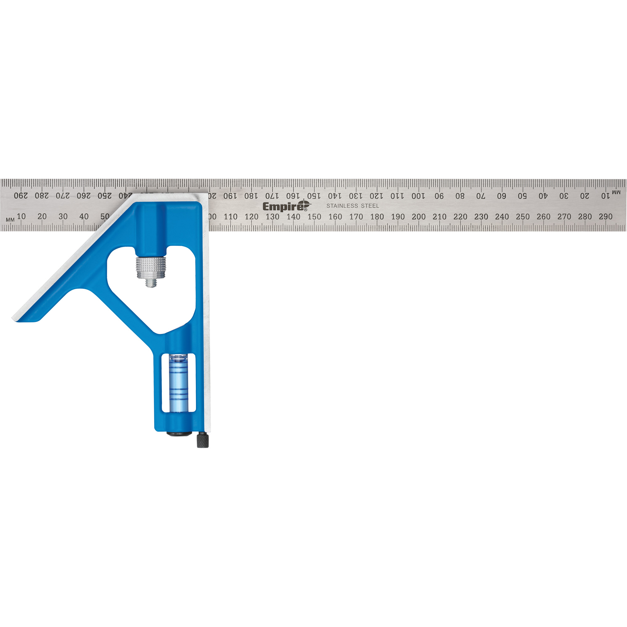 Équerre combinée True BlueMD, 12" lo, Acier inoxydable, Ordinaire