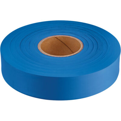 Ruban de signalisation Empire, 1" la x 600' lo, Bleu fluorescent