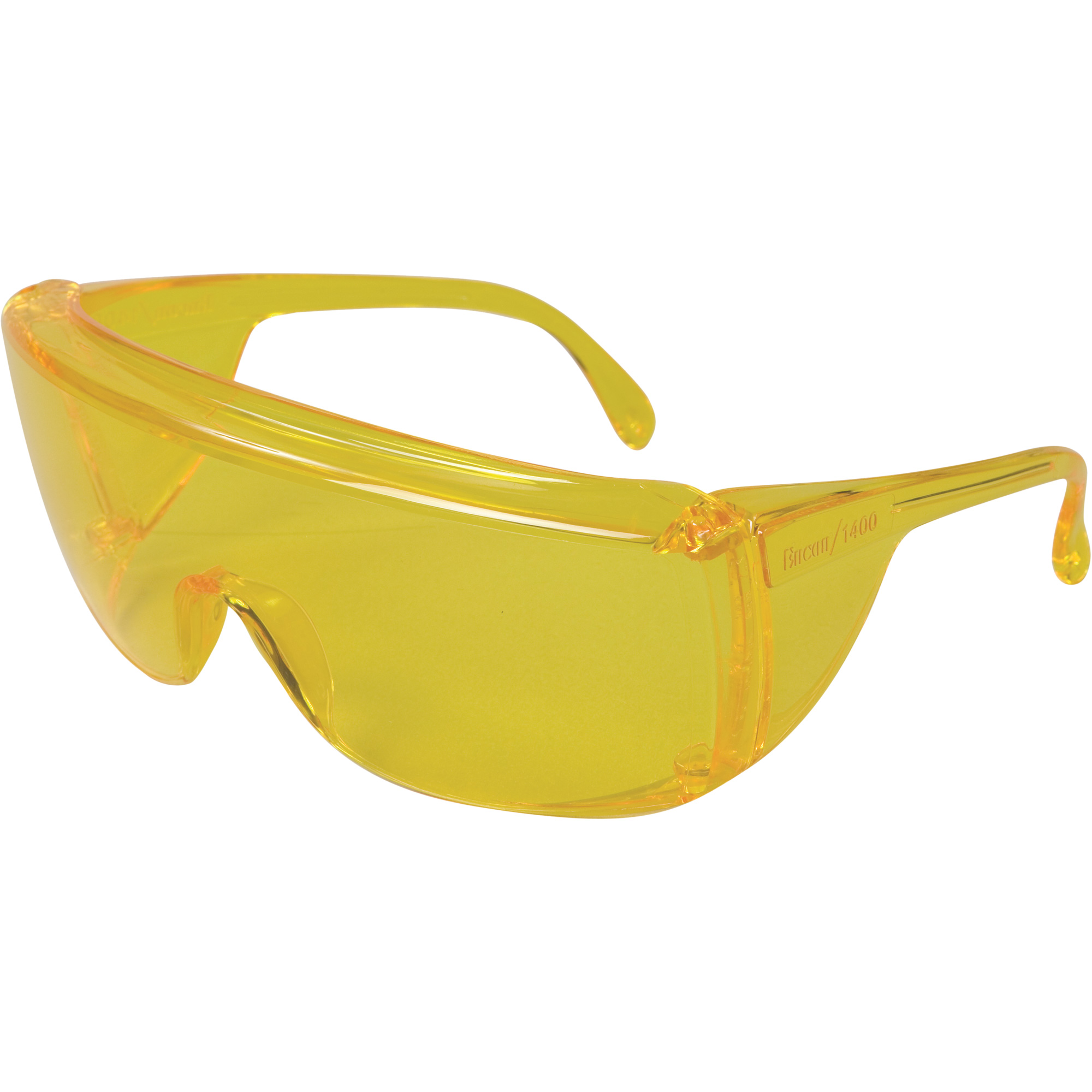 Lunettes de sécurité série 1400 VerattiMD Tuff SpecMD, Lentille Ambrée, ANSI Z87+/Répond ou surpasse la norme CSA Z94.3