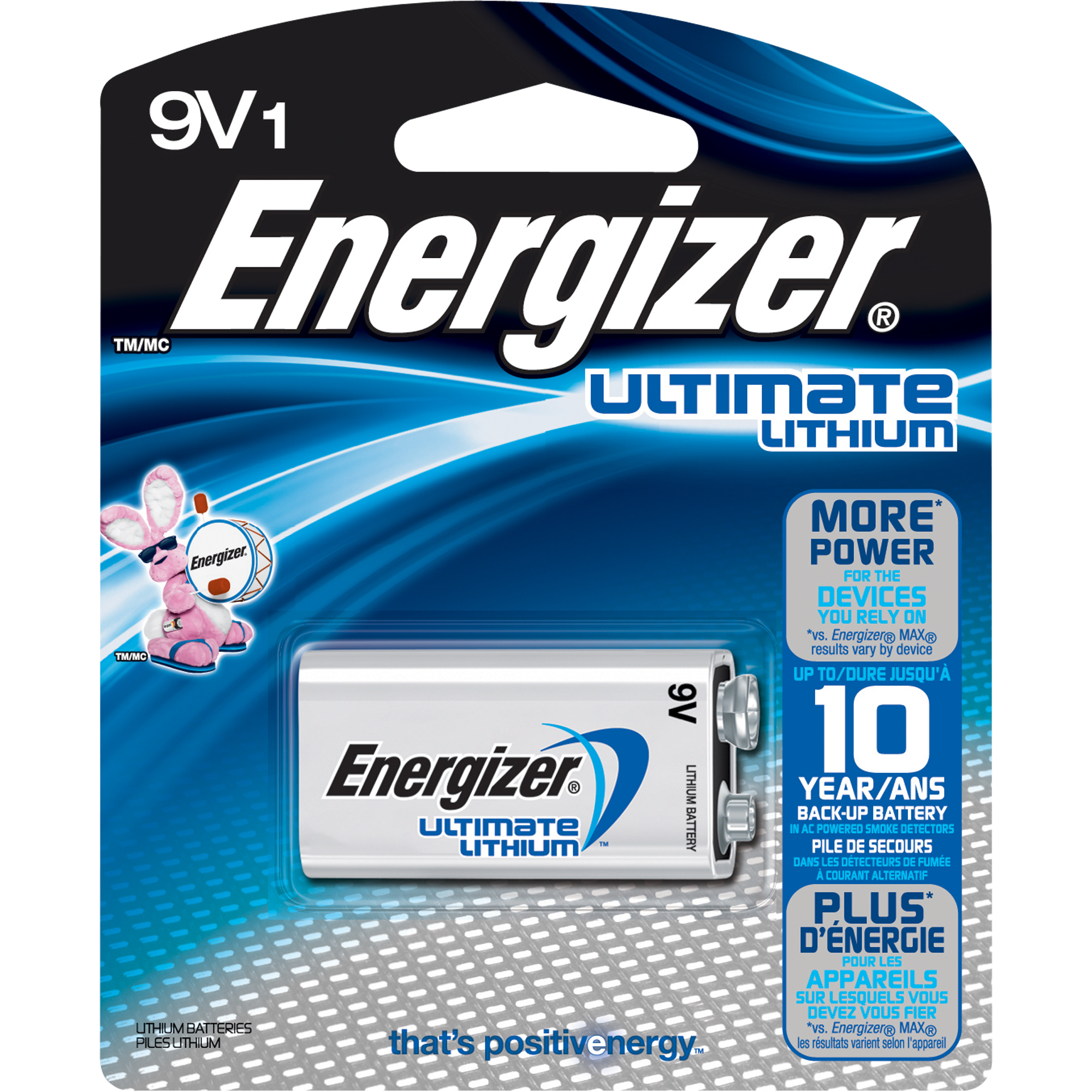 Batteries au lithium, 9 V