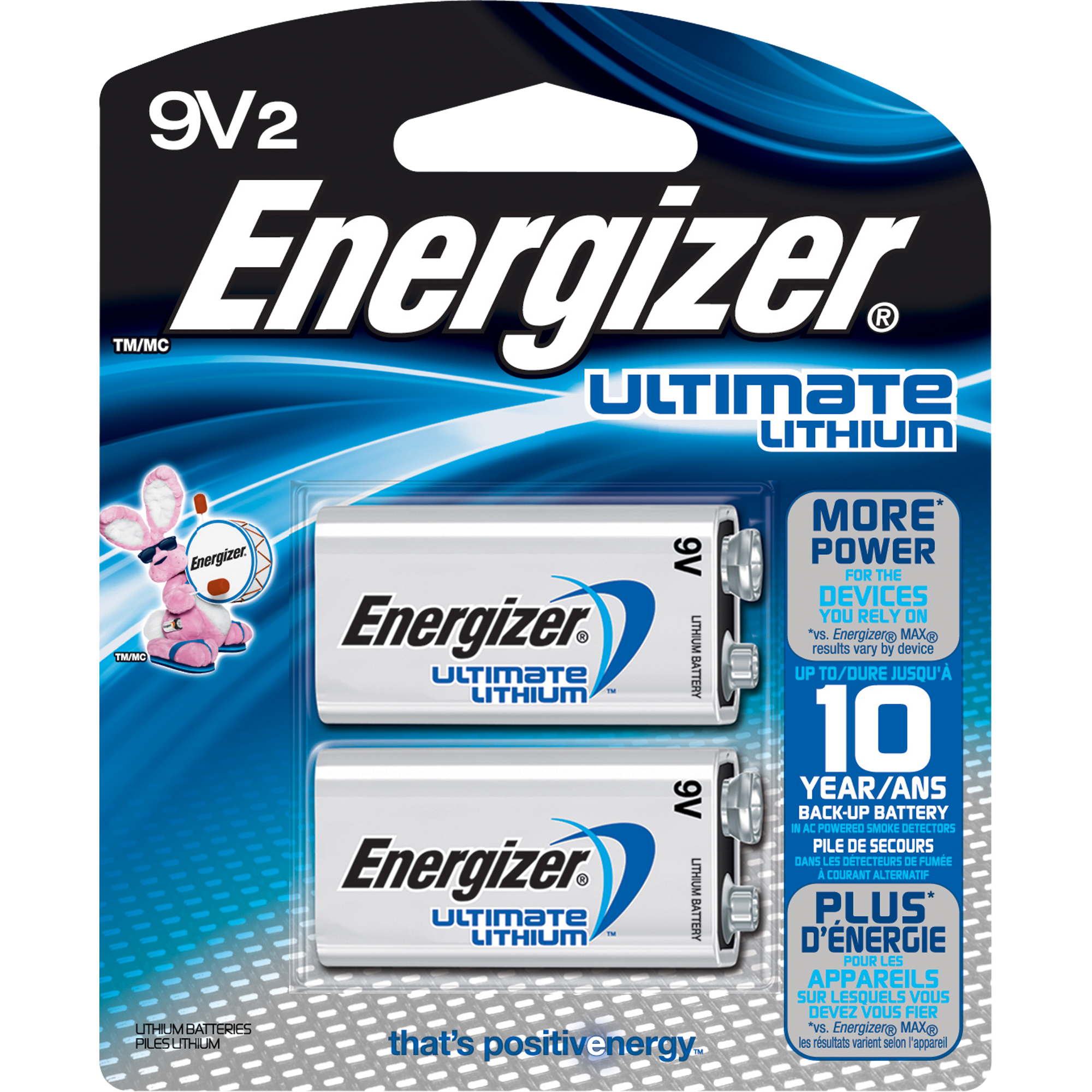 Batteries au lithium, 9 V