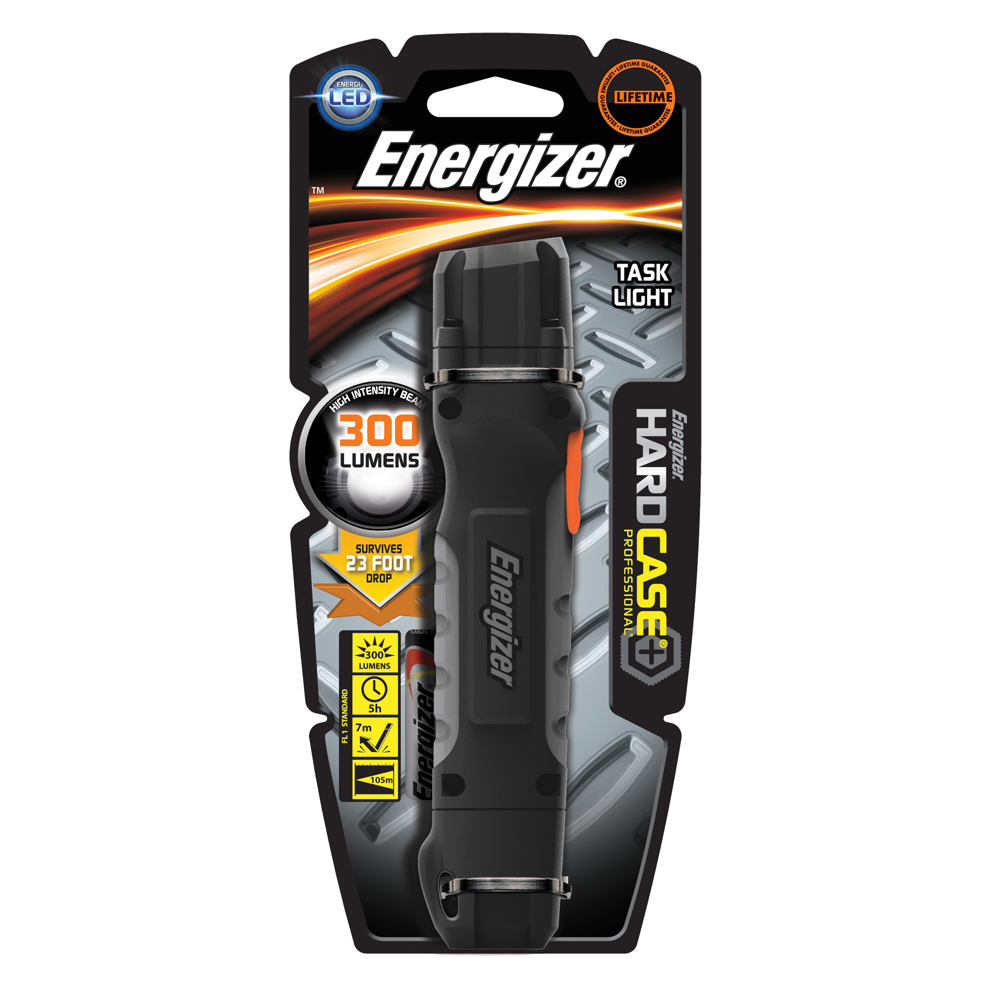 Lampe de poche pour petits travaux Hard CaseMD, DEL, 300 lumens, Piles AA