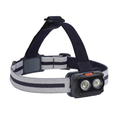 Lampe frontale robuste Hardcase, DEL, 325 lumens, 6,5 hres de fonctionnement, piles AA