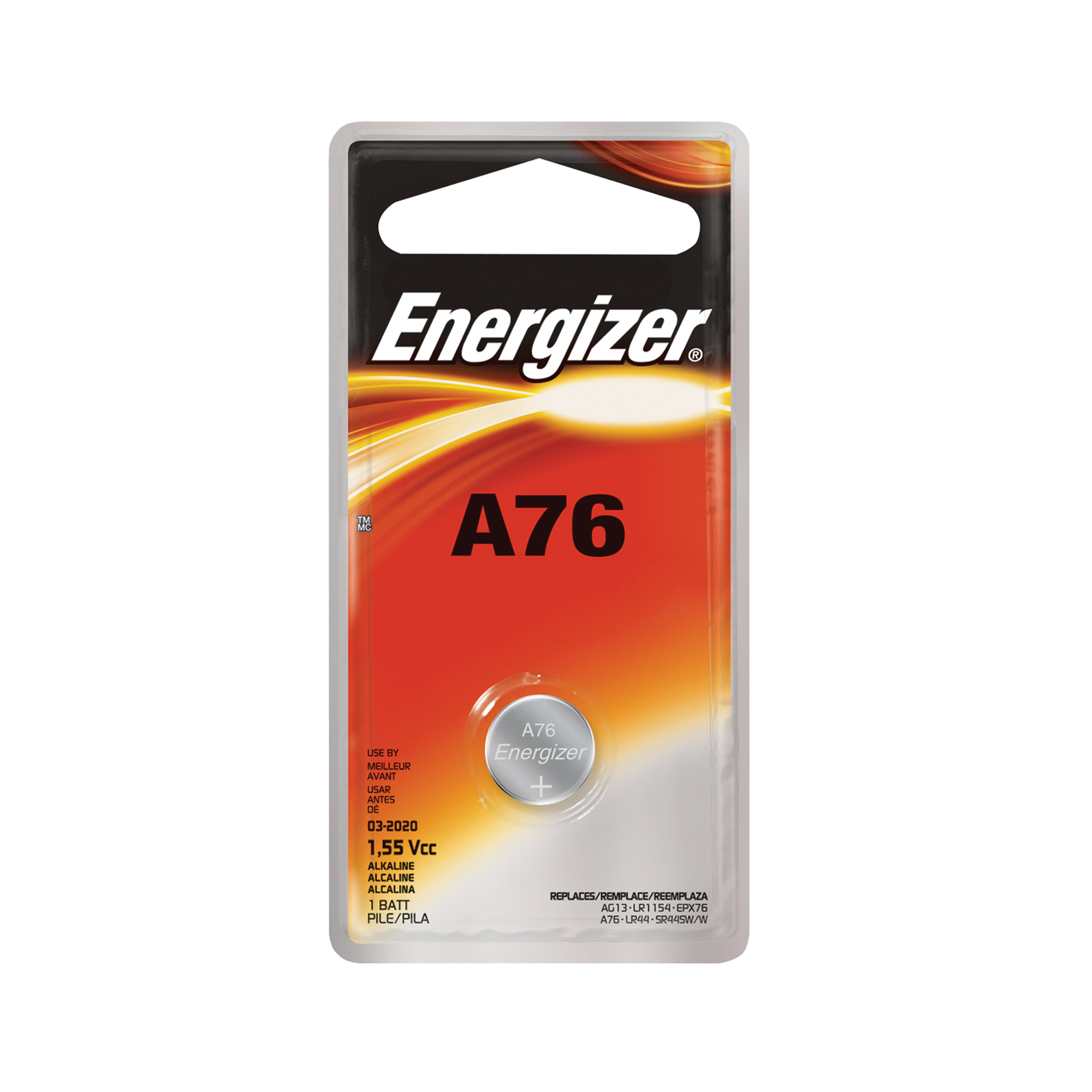 Pile alcaline A76, 1,5 V