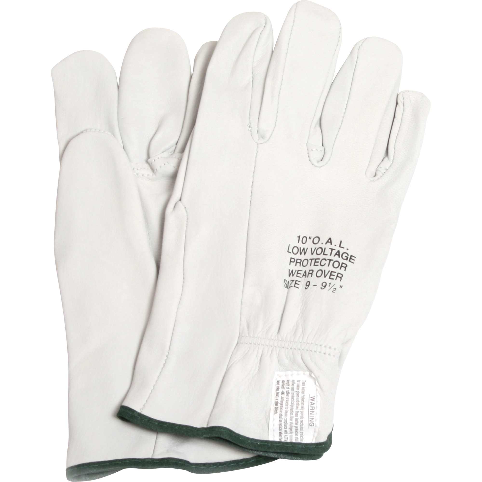 Gants de protection en cuir, Gants protecteurs en cuir, Taille 10, 10" lo