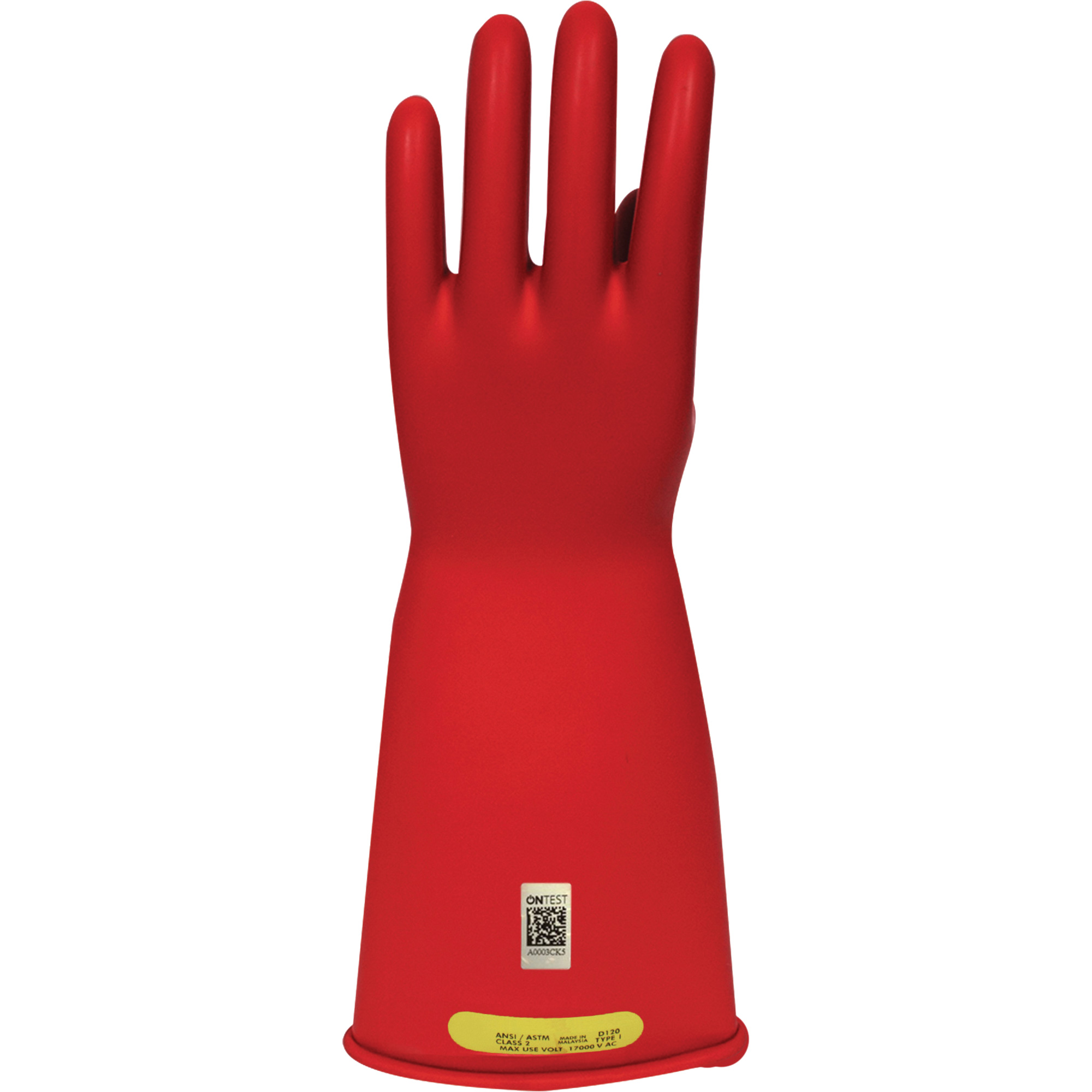 Gants en caoutchouc pour travaux électriques Arcguard, Taille 10, 10" lo