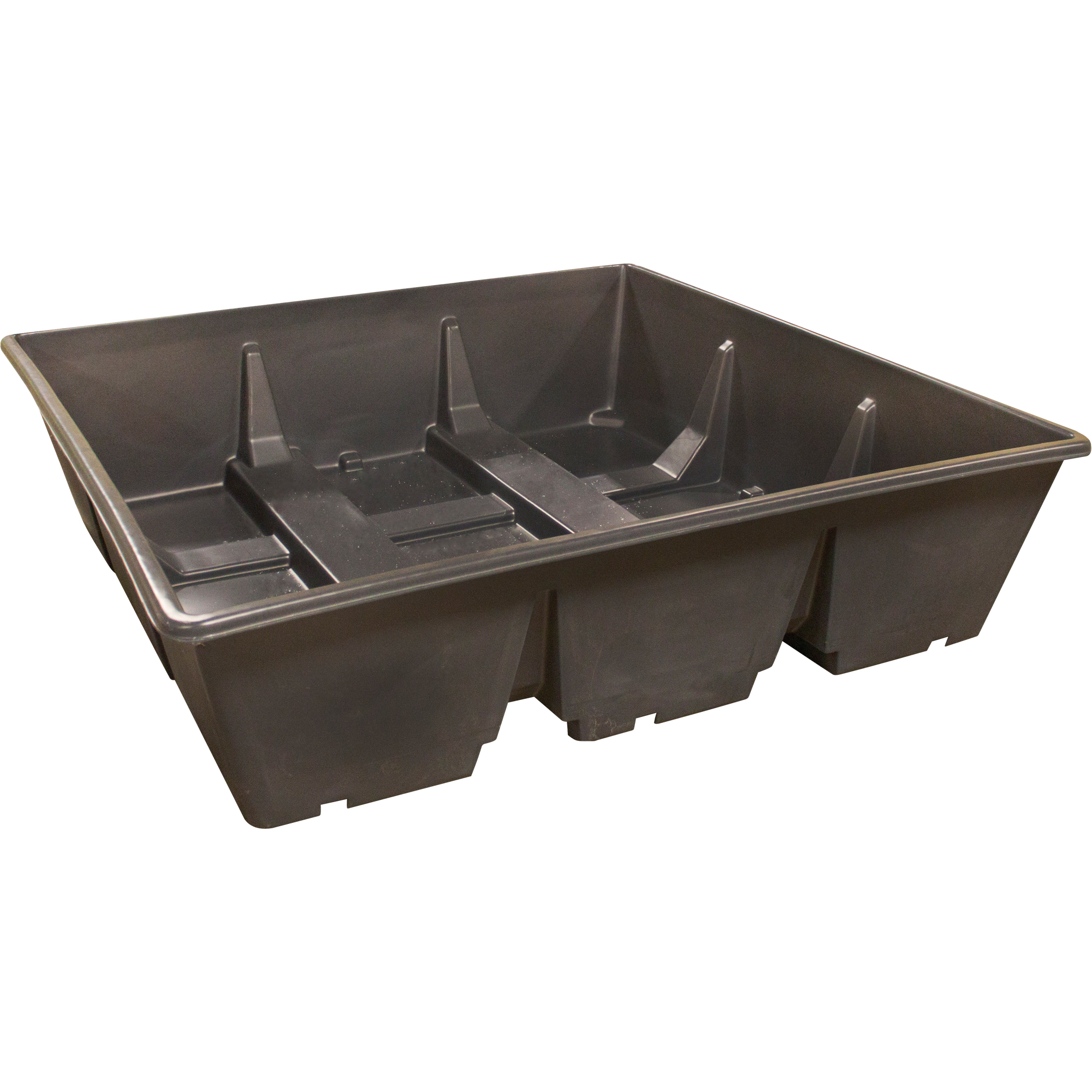 Bac de récupération GRV, Capacité de déversement 385 gal. US, 76" x 76" x 20"