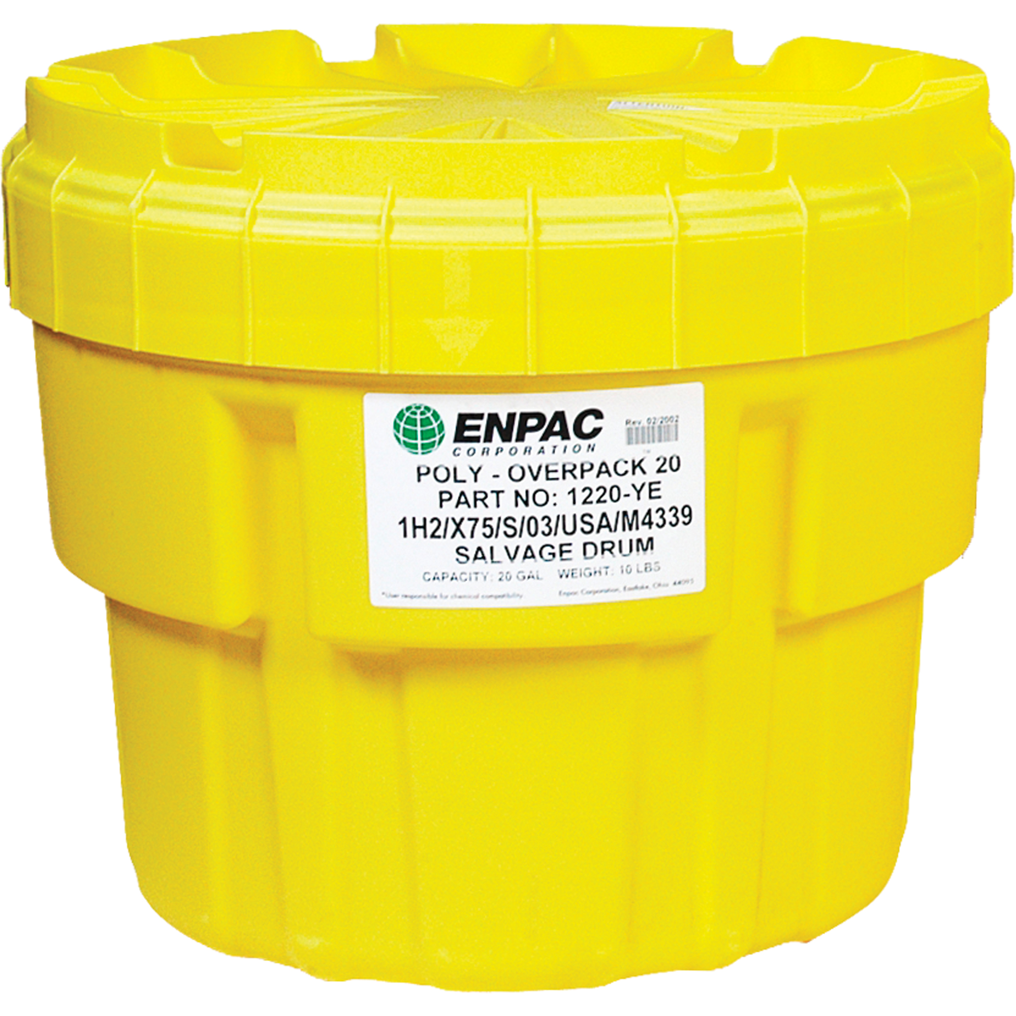 Barils de récupération Poly-OverpackMD 20, 20 gal. US, Stationnaire