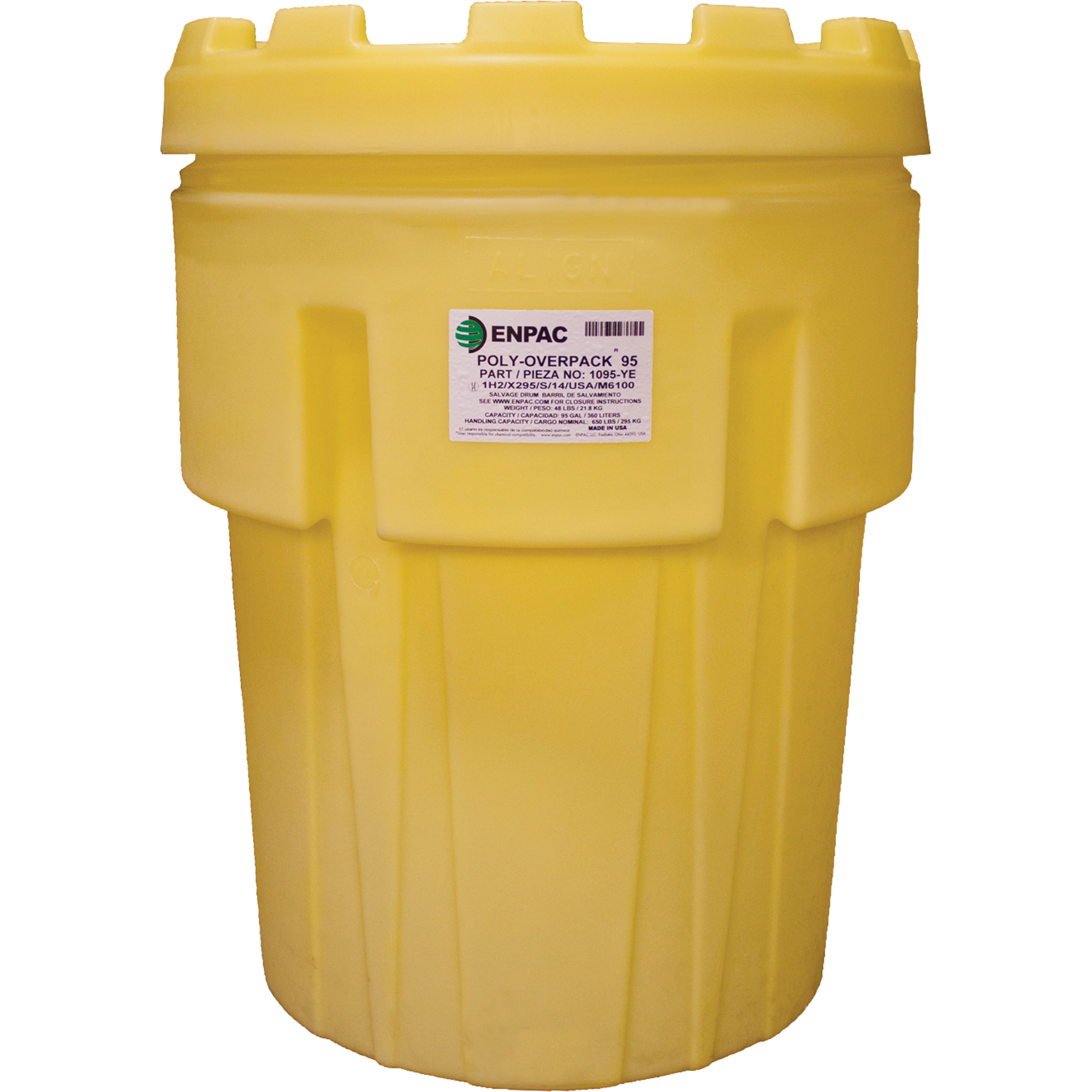 Barils de récupération Poly-OverpackMD, 95 gal. US, Stationnaire