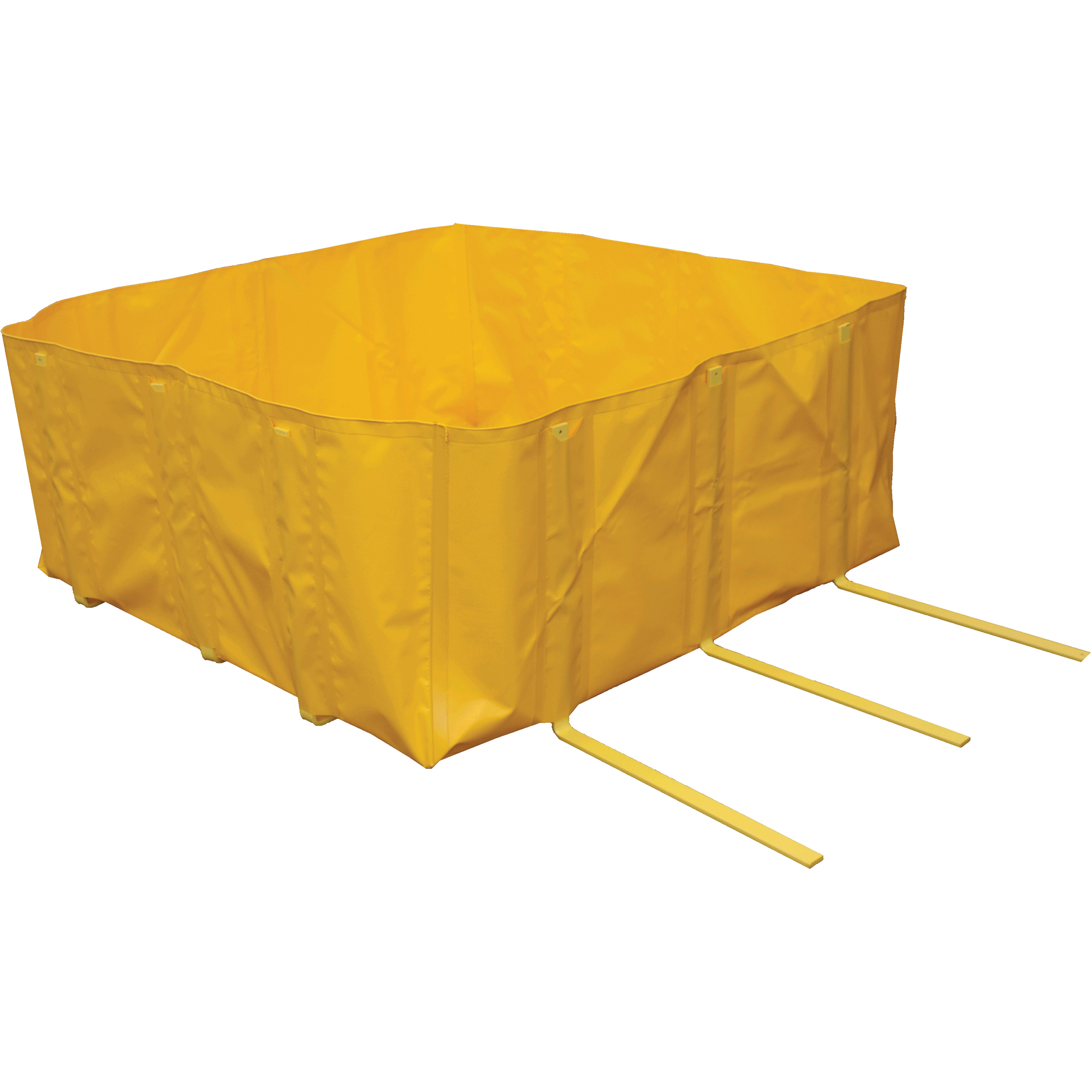 Benne pour GRV, Capacité 299 gal. US, 5' la x 4' lo x 24" h, Support en L