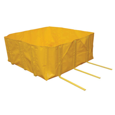 Benne pour GRV, Capacité 359 gal. US, 6' la x 4' lo x 24" h, Support en L