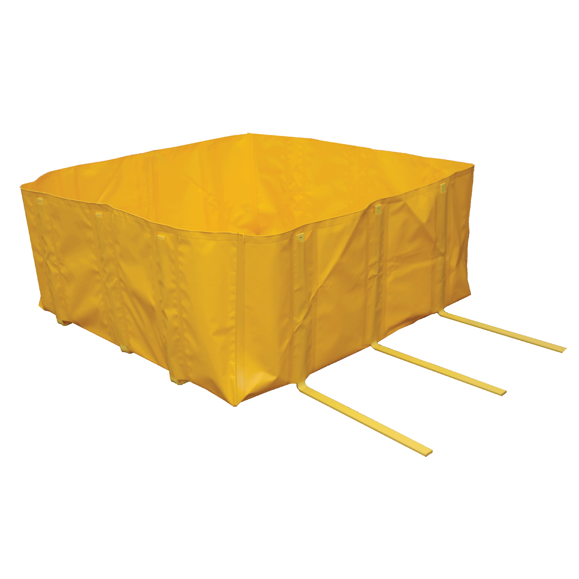 Benne pour GRV, Capacité 359 gal. US, 6' la x 4' lo x 24" h, Support en L
