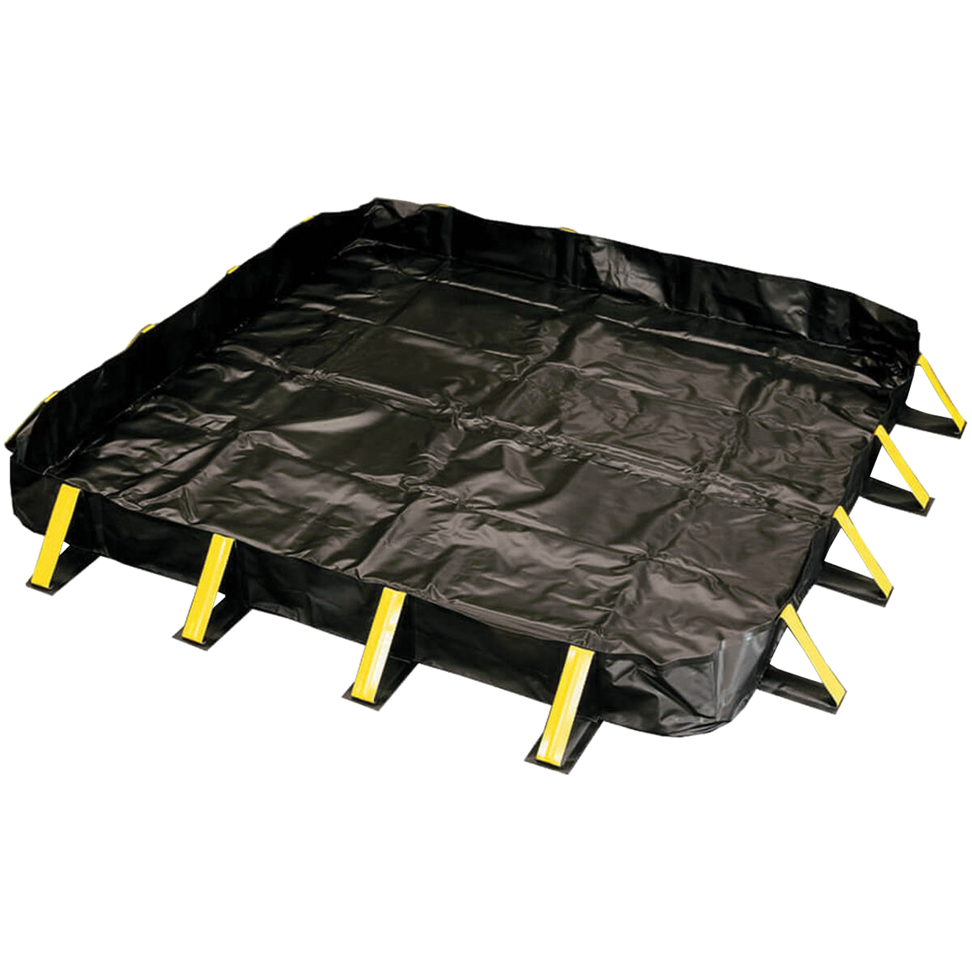 Berme de confinement Stinger, Capacité 1496 gal. US, 20' la x 10' lo x 12" h, Support à encliqueter