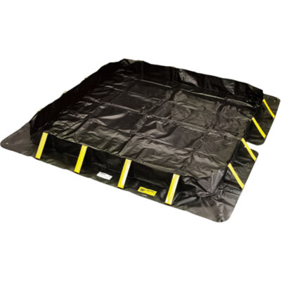 Berme repliable Stinger, Capacité 1077 gal. US, 12' la x 12' lo x 12" h, Support à encliqueter