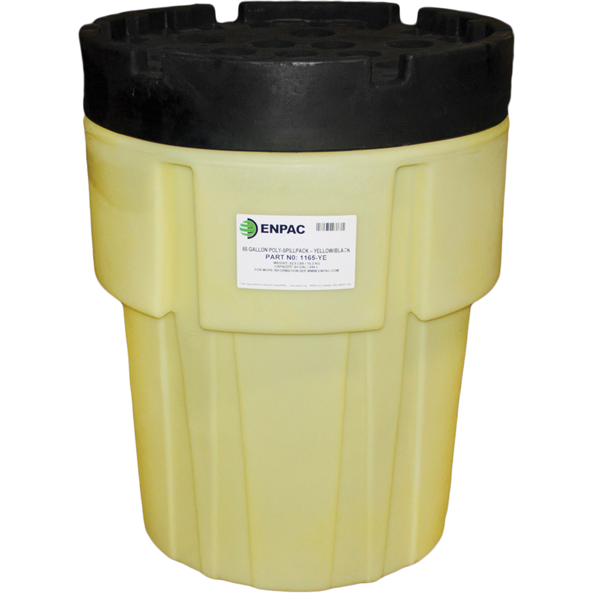 Contenant de contrôle des déversements Poly-Spillpack, 65 gal. US, Stationnaire