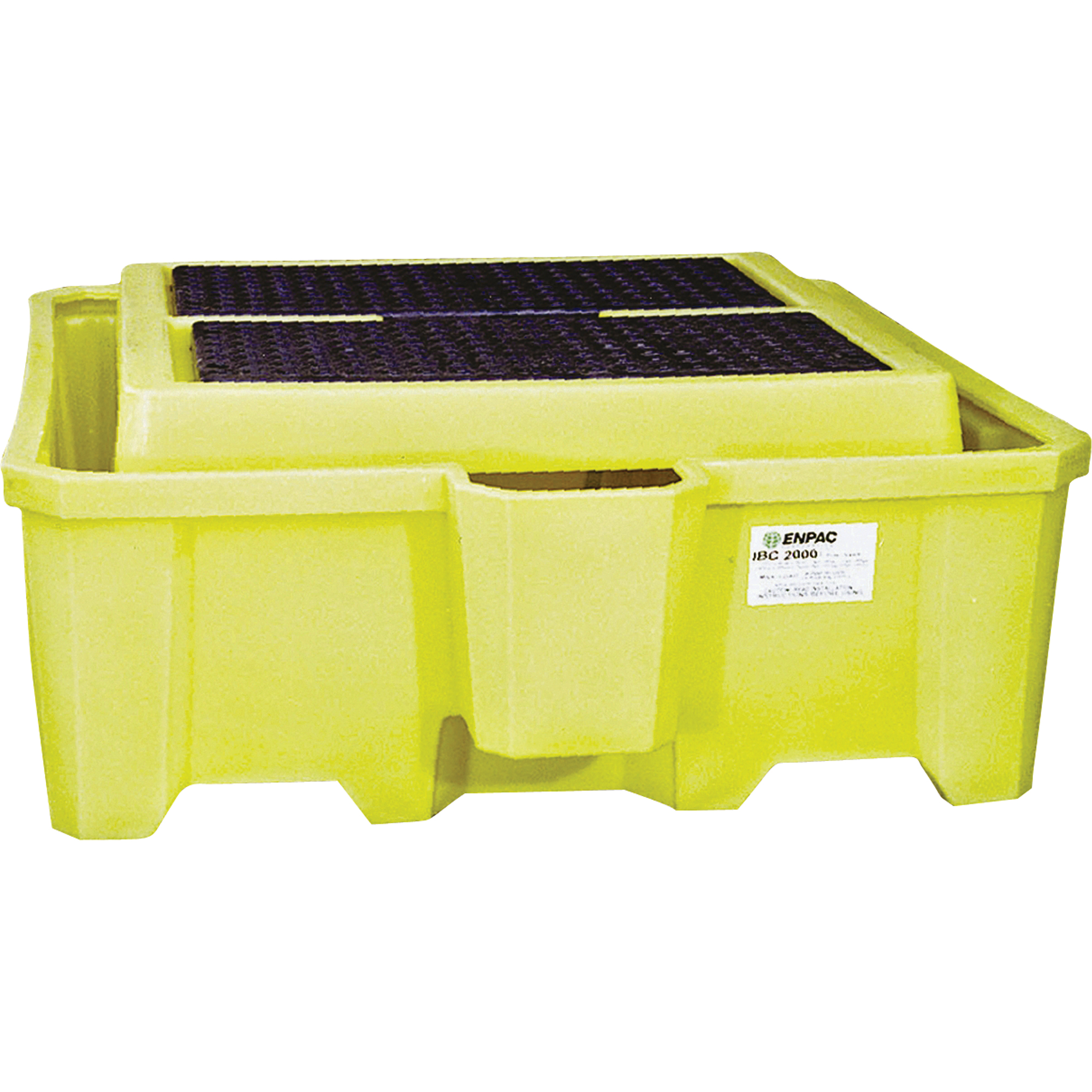GRV 2000iMC avec drain, Capacité de déversement 385 gal. US, 73" x 80,5" x 29,5"