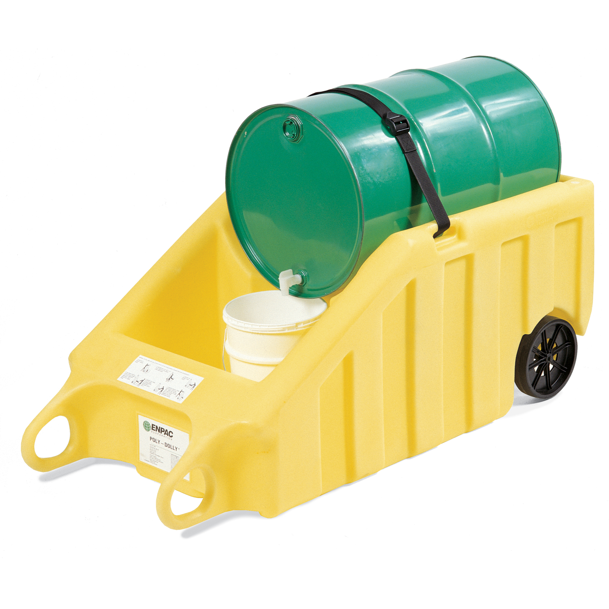 Poly-DollyMD, 69" lo x 31,7" la x 26,5" h, Cap. de déversement 70 gal. US