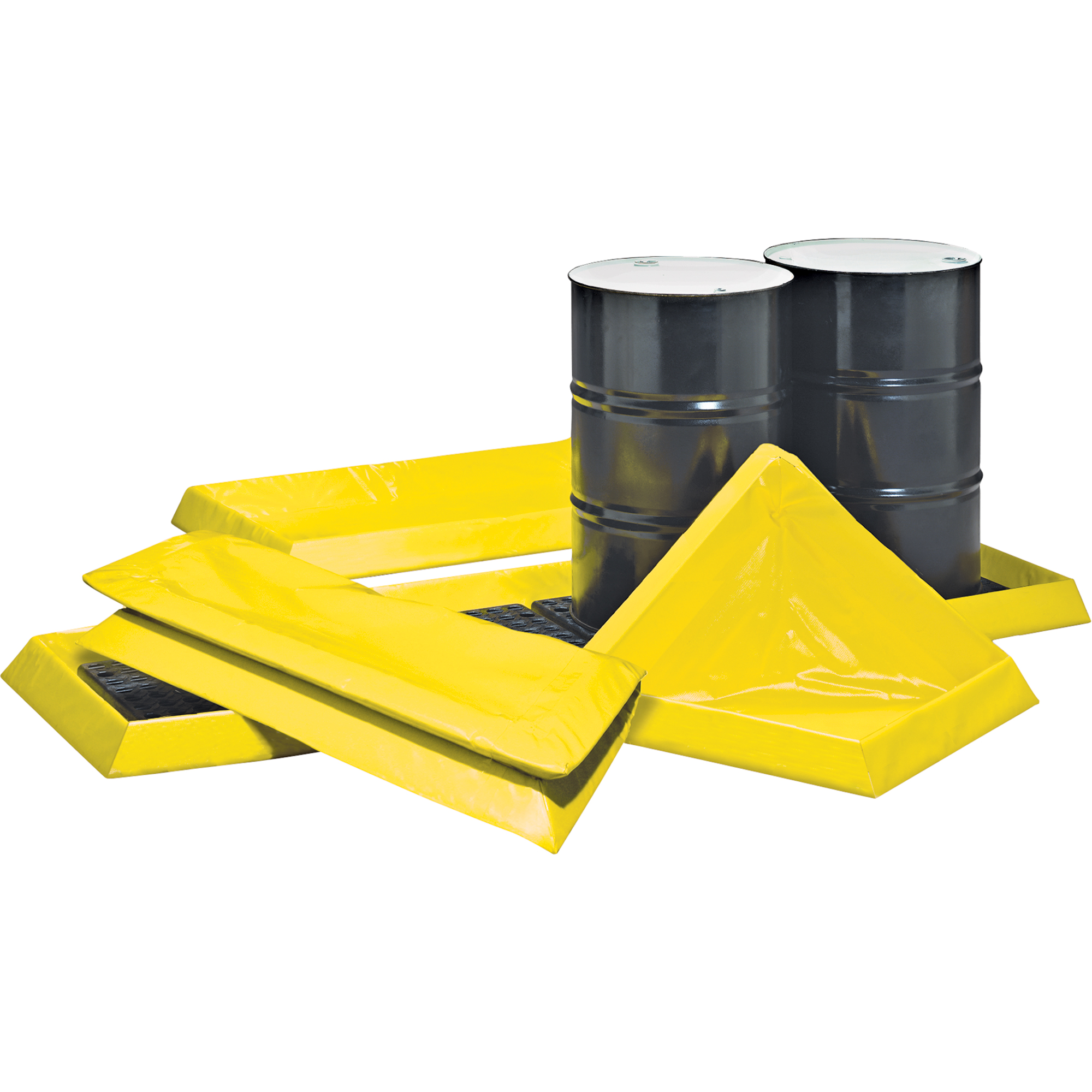 Postes de travail flexibles SpillpalMC sans grille, Capacité 14 gal. US, 4' la x 2' lo x 3" h, Paroi en mousse
