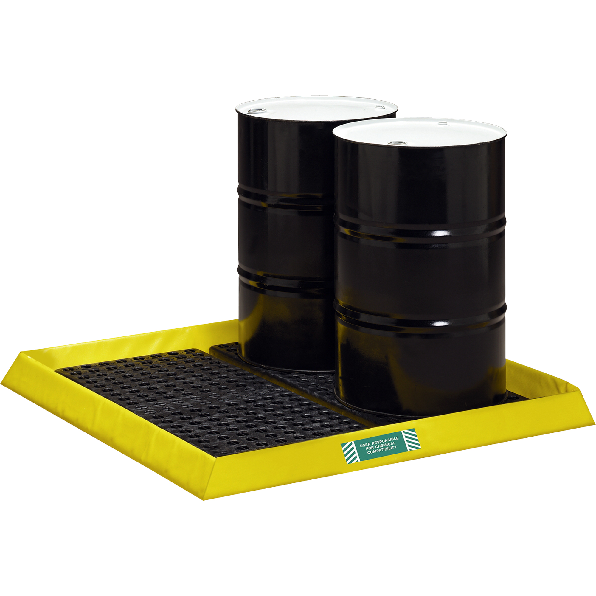 Postes de travail flexibles SpillpalMC sans grille, Capacité 29 gal. US, 4' la x 4' lo x 3" h, Paroi en mousse