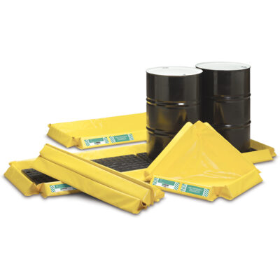 Postes de travail flexibles SpillpalMC sans grille, Capacité 44 gal. US, 6' la x 4' lo x 3" h, Paroi en mousse