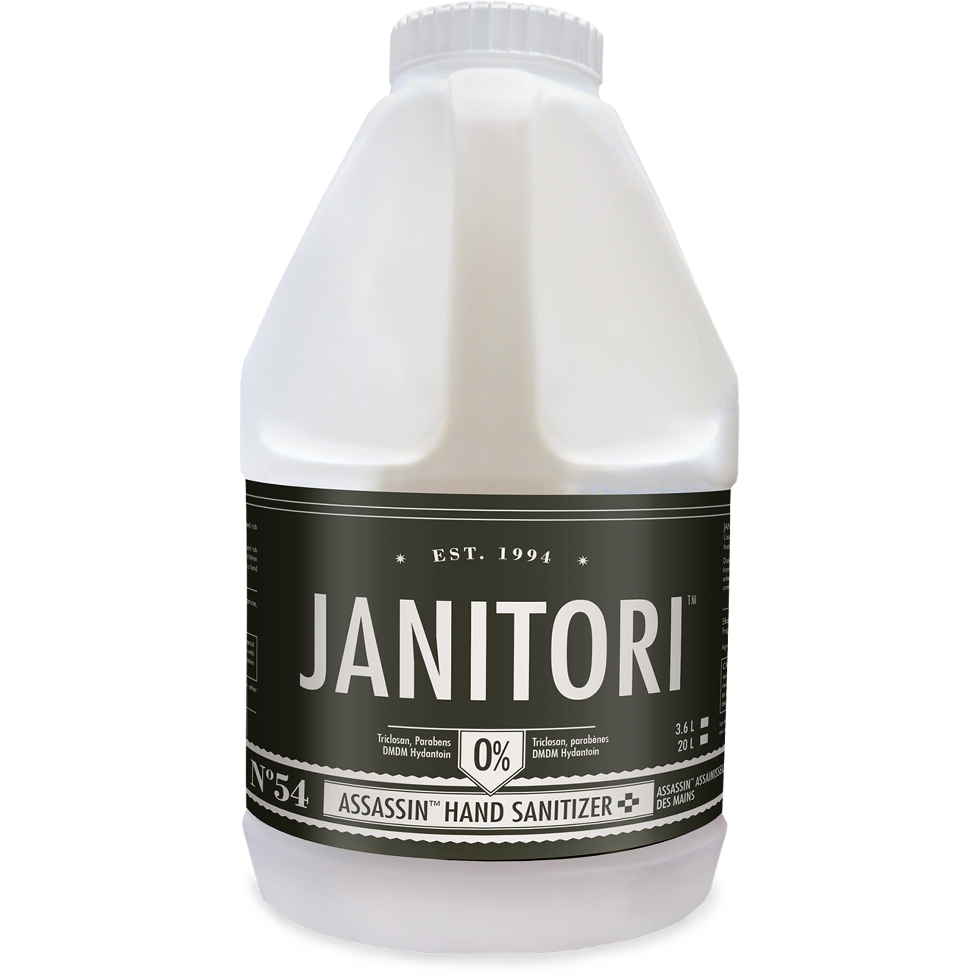 Désinfectant pour les mains 54 Assassin, 4000 ml, Cruche, 70 % alcool