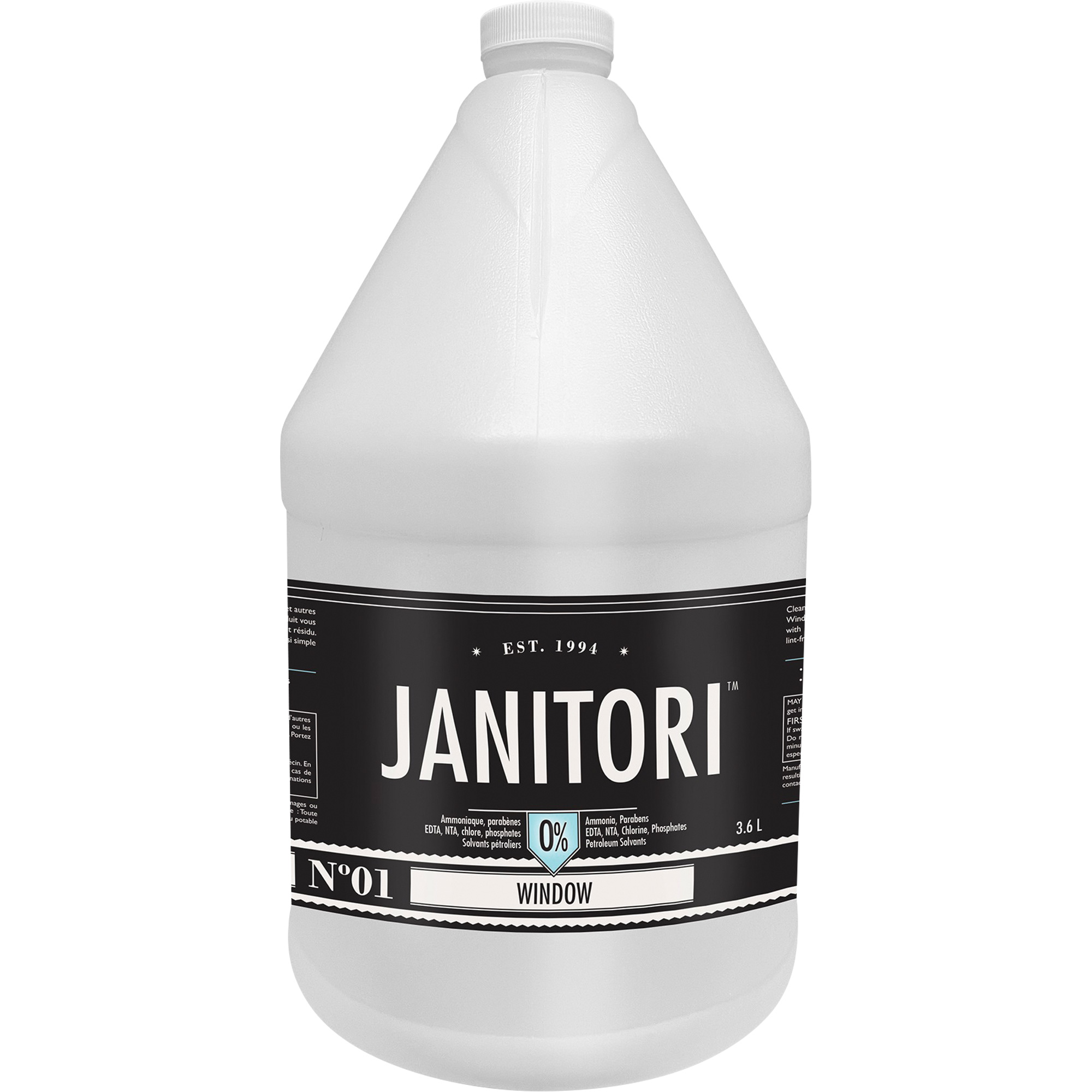 Nettoyant à fenêtre JanitoriMC 01, 4 L, Cruche