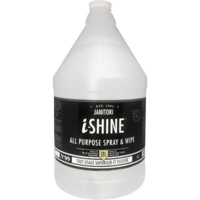 Nettoyant polyvalent à vaporiser et essuyer JanitoriMC i-ShineMC, 4 L, Cruche