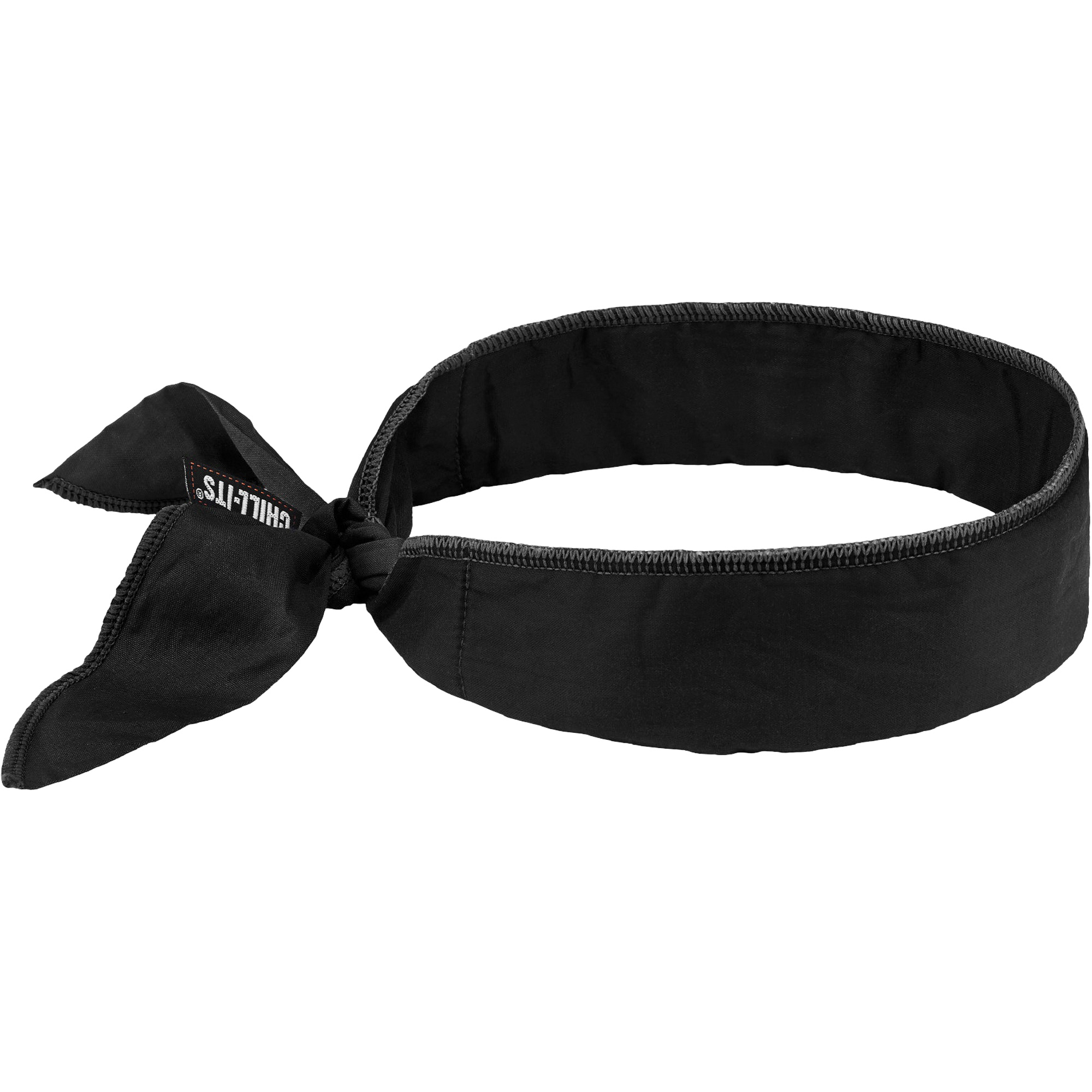 Bandeau de refroidissement Chill-Its 6702 avec polymères intégrés et fermeture à nouer, Noir