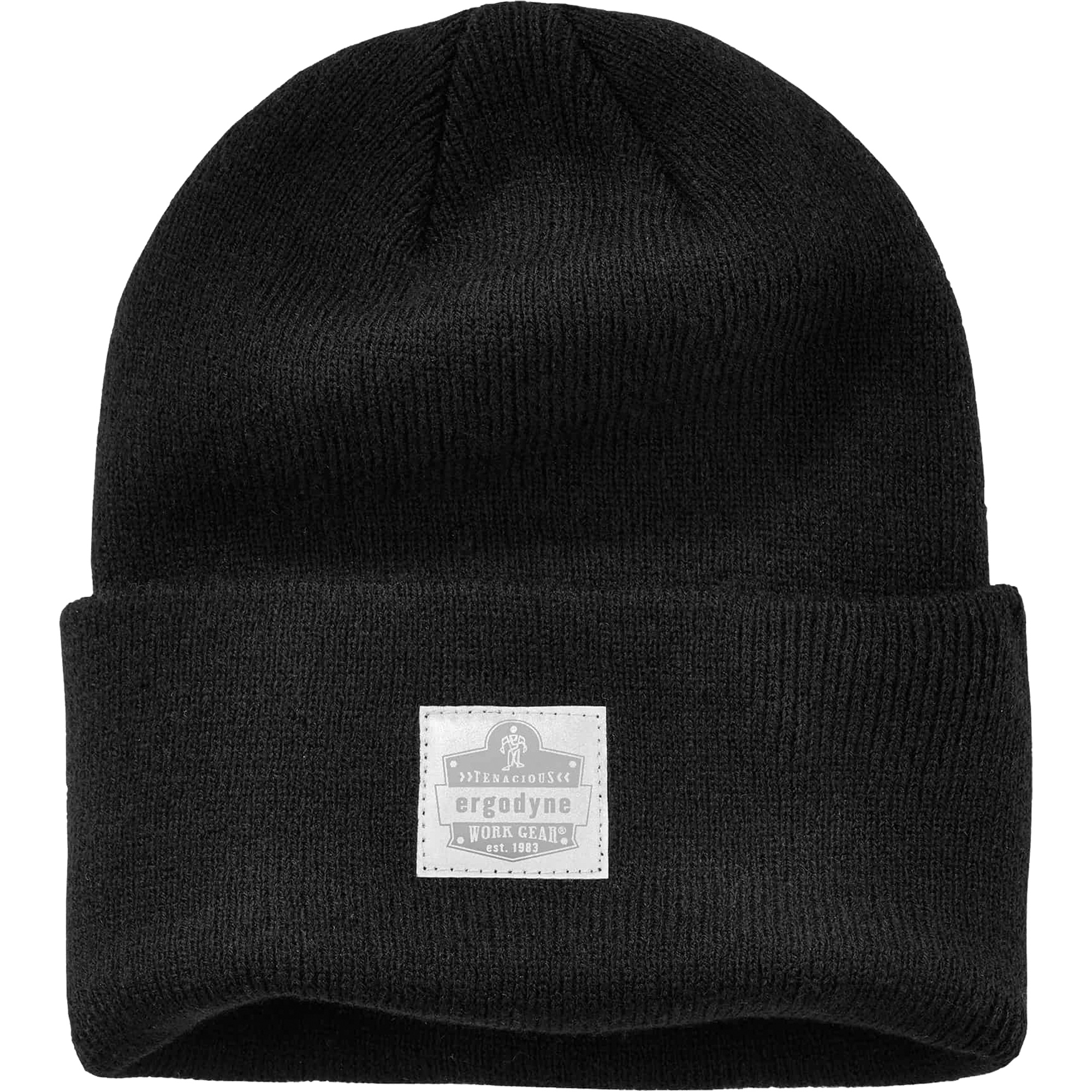 Bonnet en tricot côtelé N-FernoMD, Taille unique, Noir