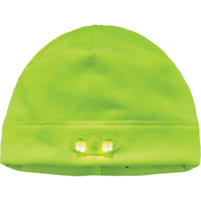 Bonnet N-FernoMD à lumières DEL, Taille unique, Vert lime haute visibilité