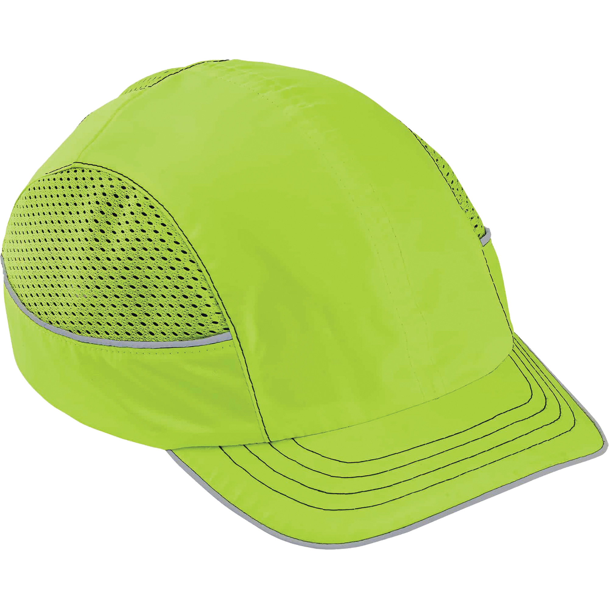 Casquette à bord court SkullerzMD 8950, Vert lime haute visibilité