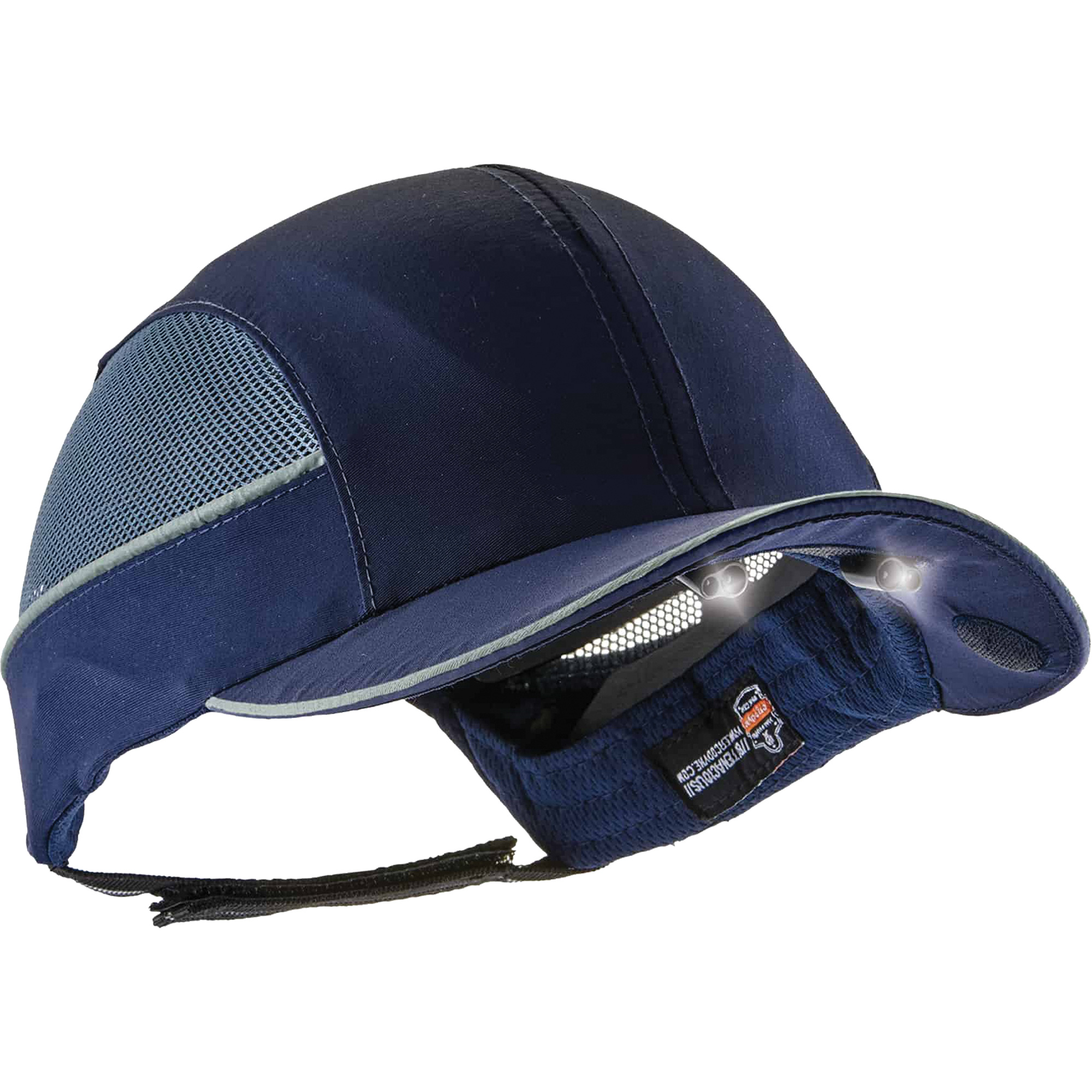 Casquette à bord long avec éclairage DEL SkullerzMD 8960, Bleu marin