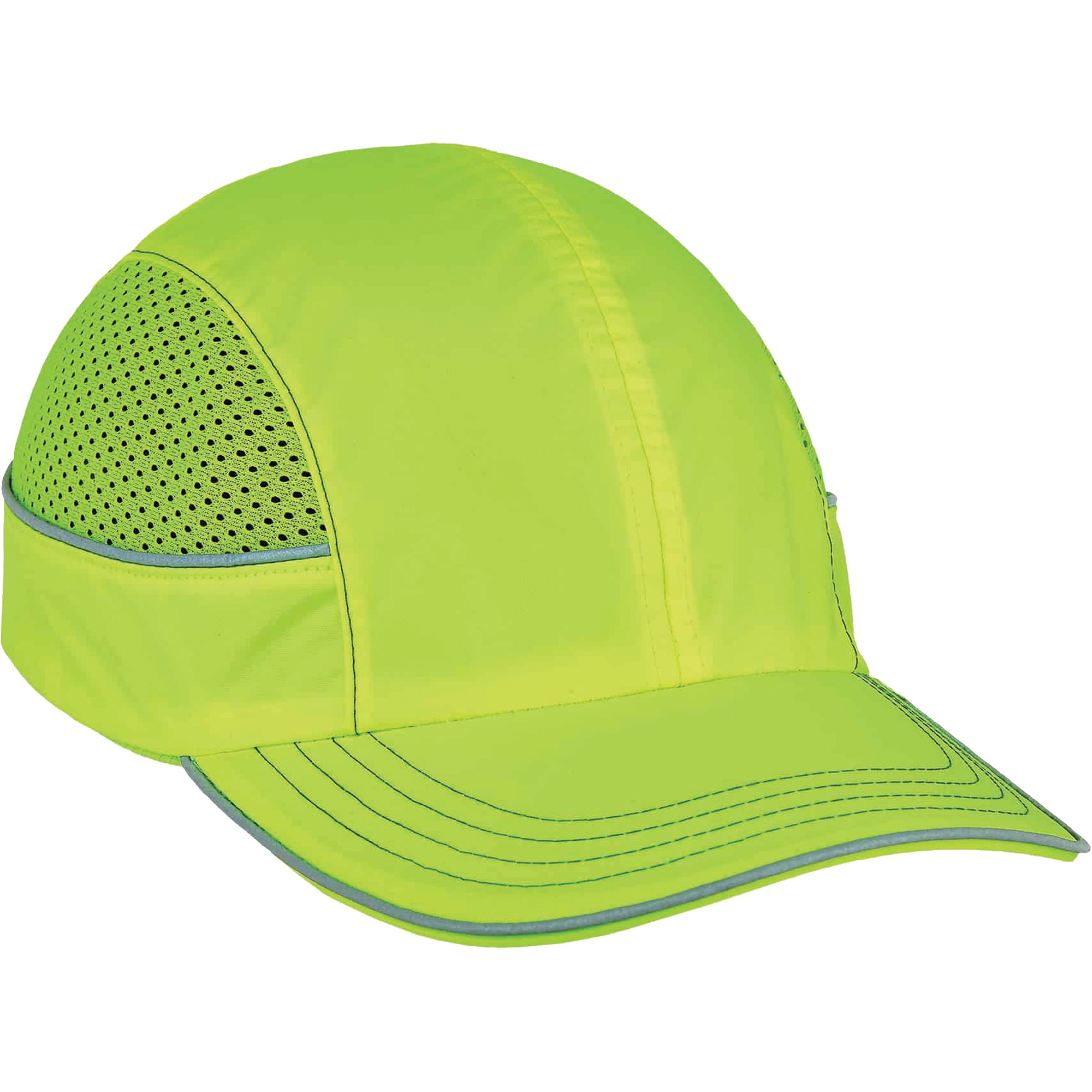 Casquette à bord long SkullerzMD 8950, Vert lime haute visibilité