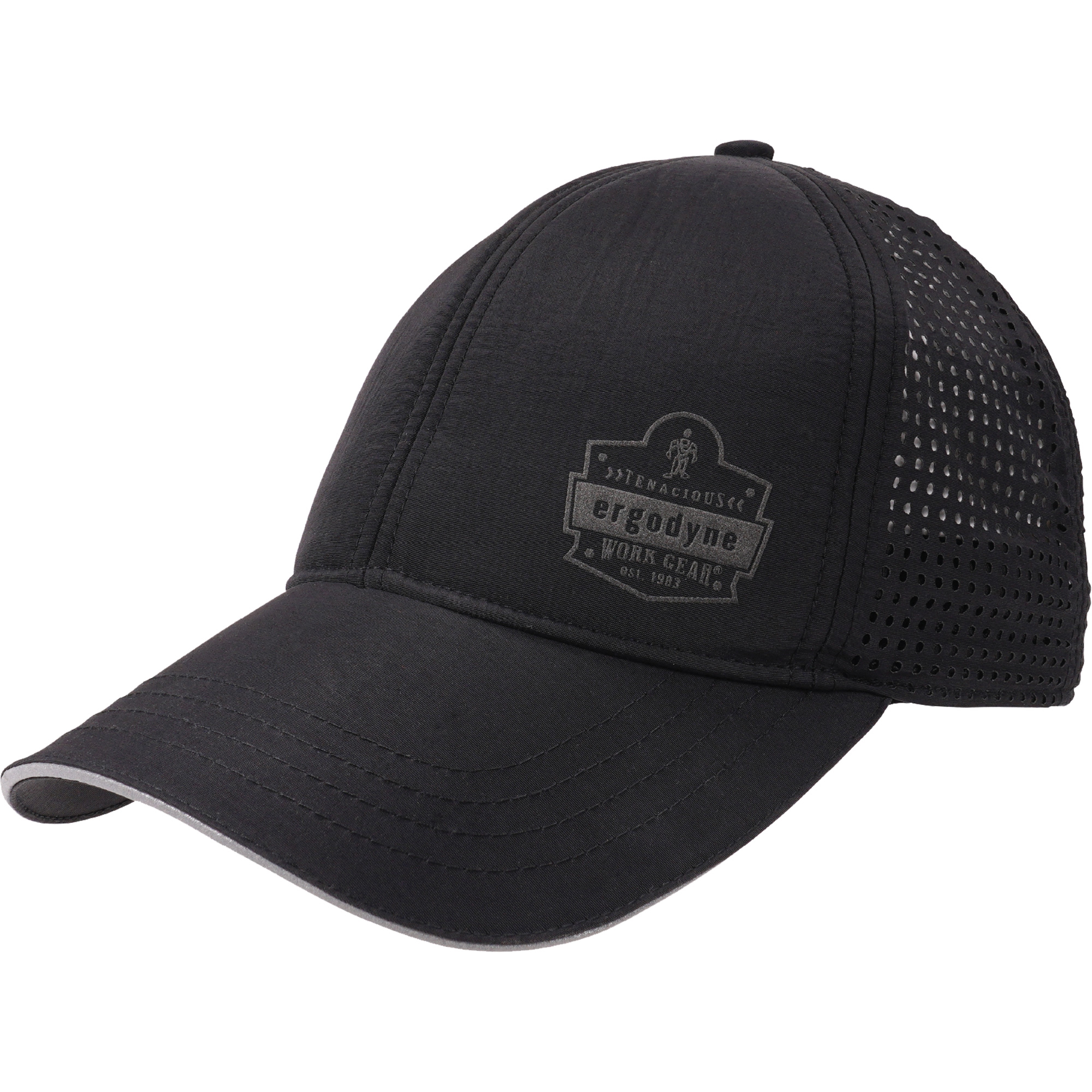 Casquette de baseball refroidissante performante Chill-Its 8937, Noir