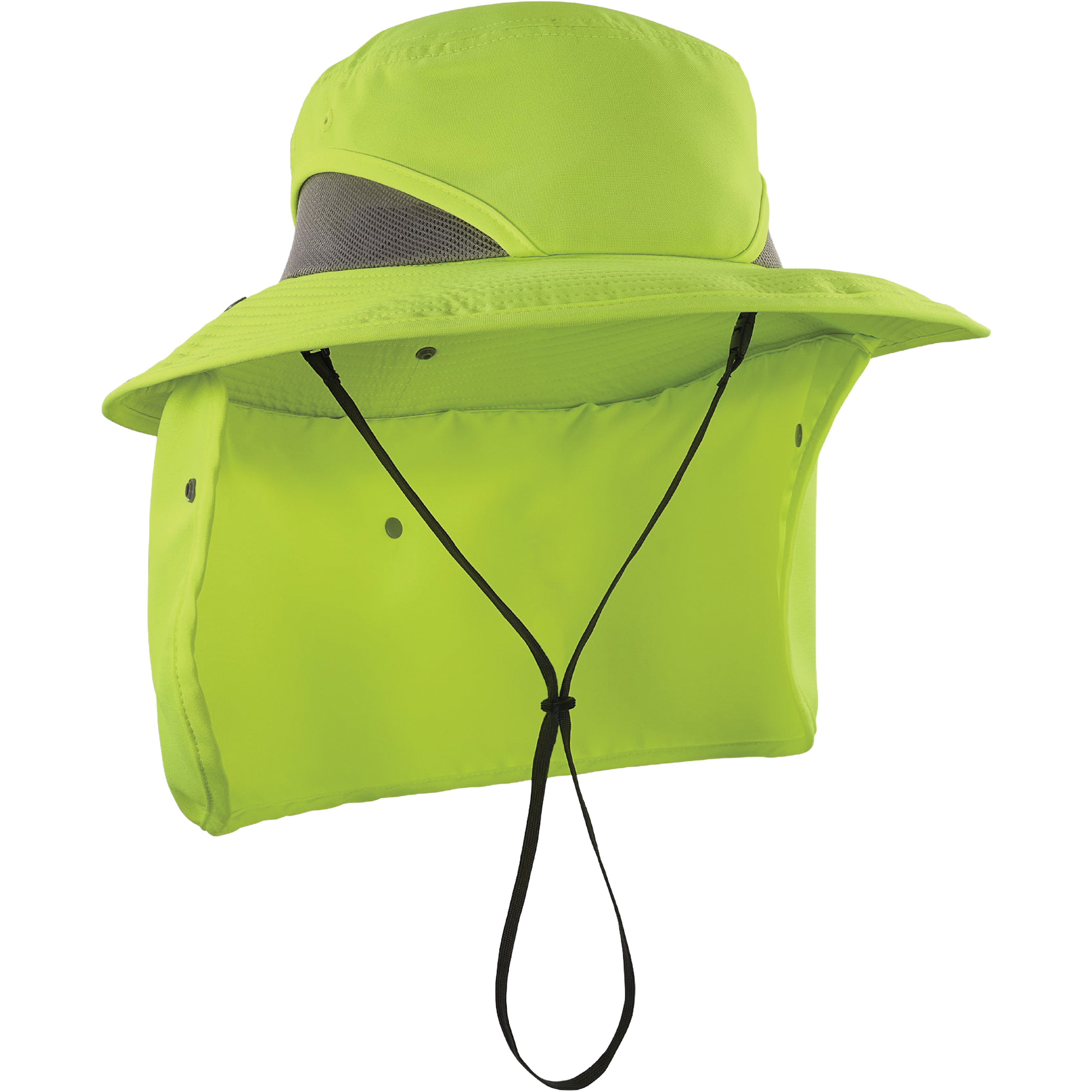 Chapeau de garde forestier 8934 Chill-Its avec protège-nuque, grand/très-grand, Lime haute visibilité