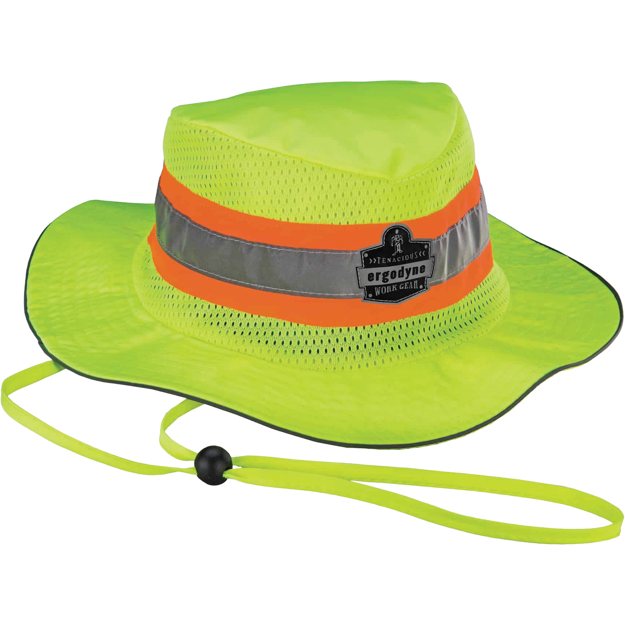 Chapeau de soleil de garde forestier de refroidissement en microfibre Chill-Its 8935MF , petite/moyenne, Lime haute visibilité