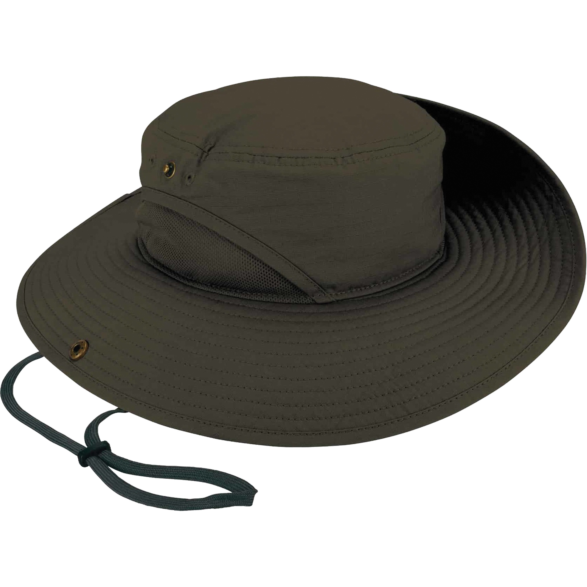 Chapeau léger de forestier Chill-Its 8936 avec panneau en maille, Vert
