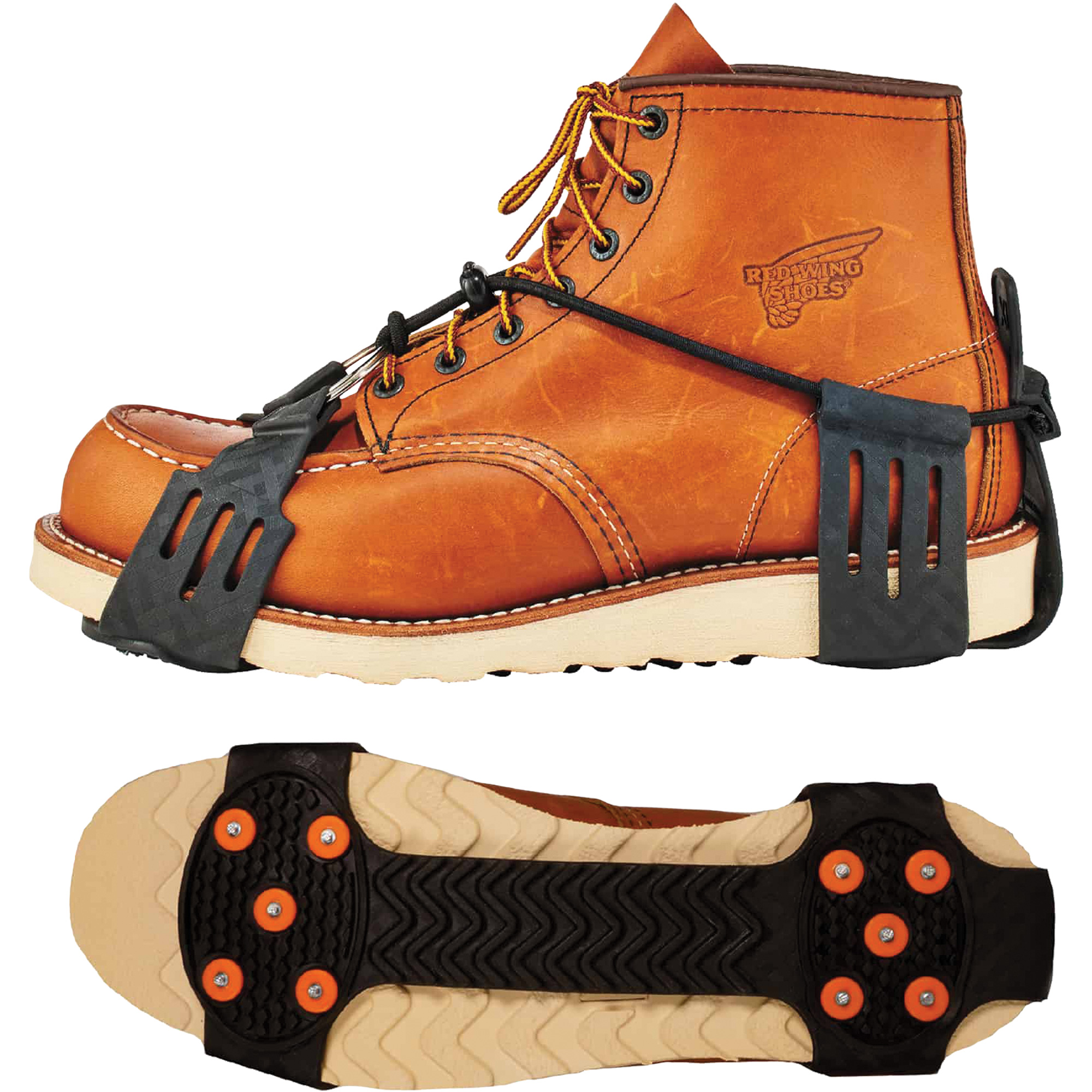 Crampons à glace ajustables TREX 6310, Acier au carbone, Traction Crampon, Moyen