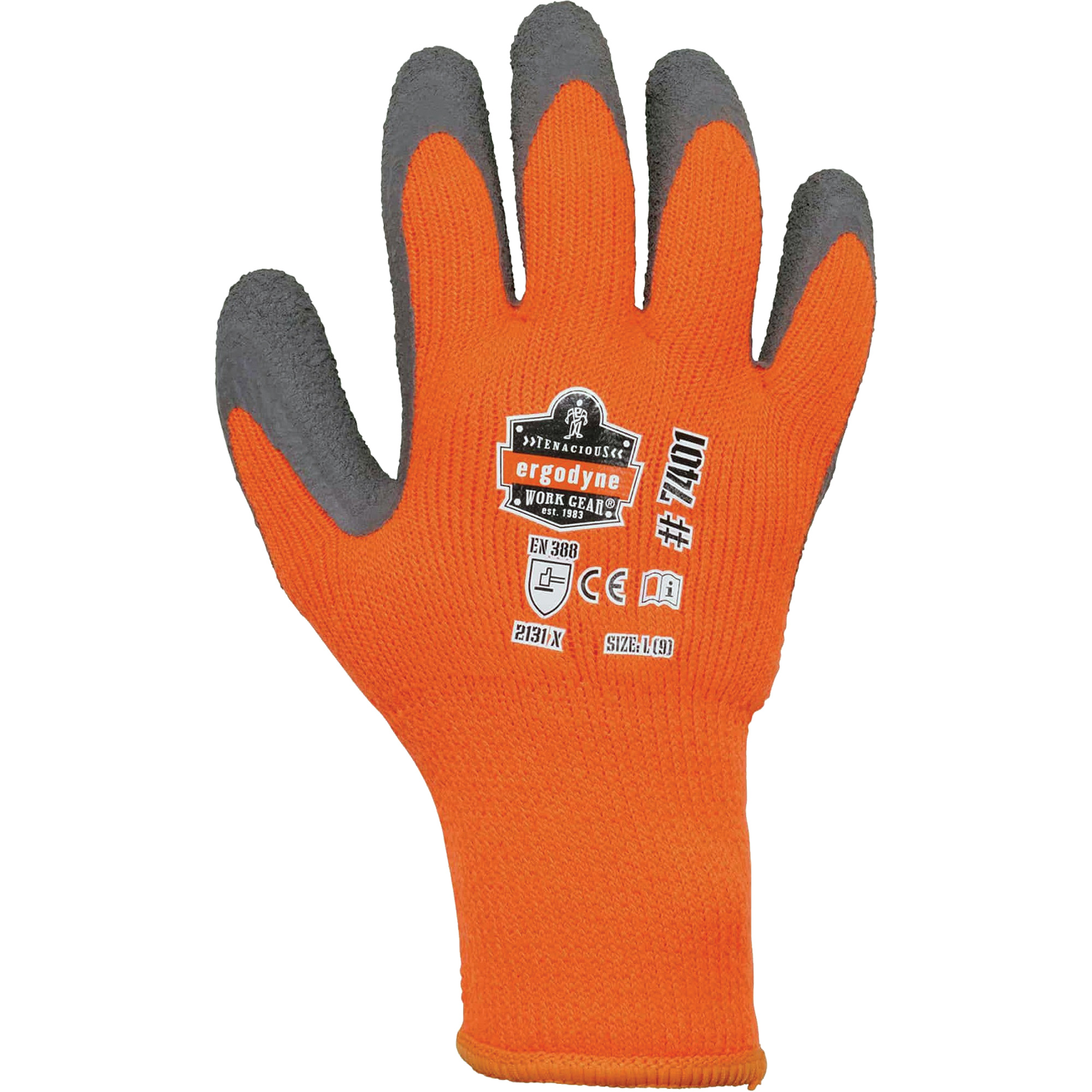 Gants de travail légers et enduits pour l'hiver ProFlex 7401, 2T-Grand, Rêvetement Latex, Calibre 10