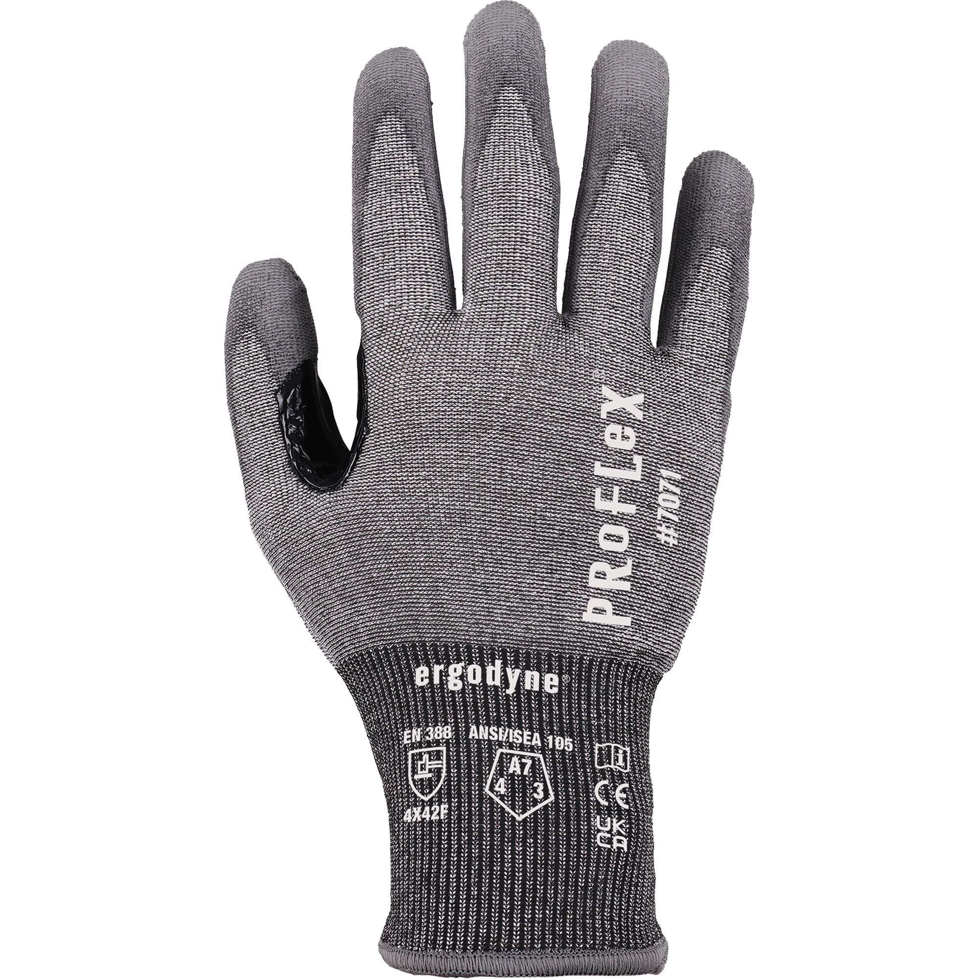 Gants enduit de PU résistant à la coupe ProFlex 7071, Taille 2T-Grand, Calibre 18, Revêtement Polyuréthane, Enveloppe en PEHP/Tungstène, ASTM ANSI niveau A7/EN 388 niveau F