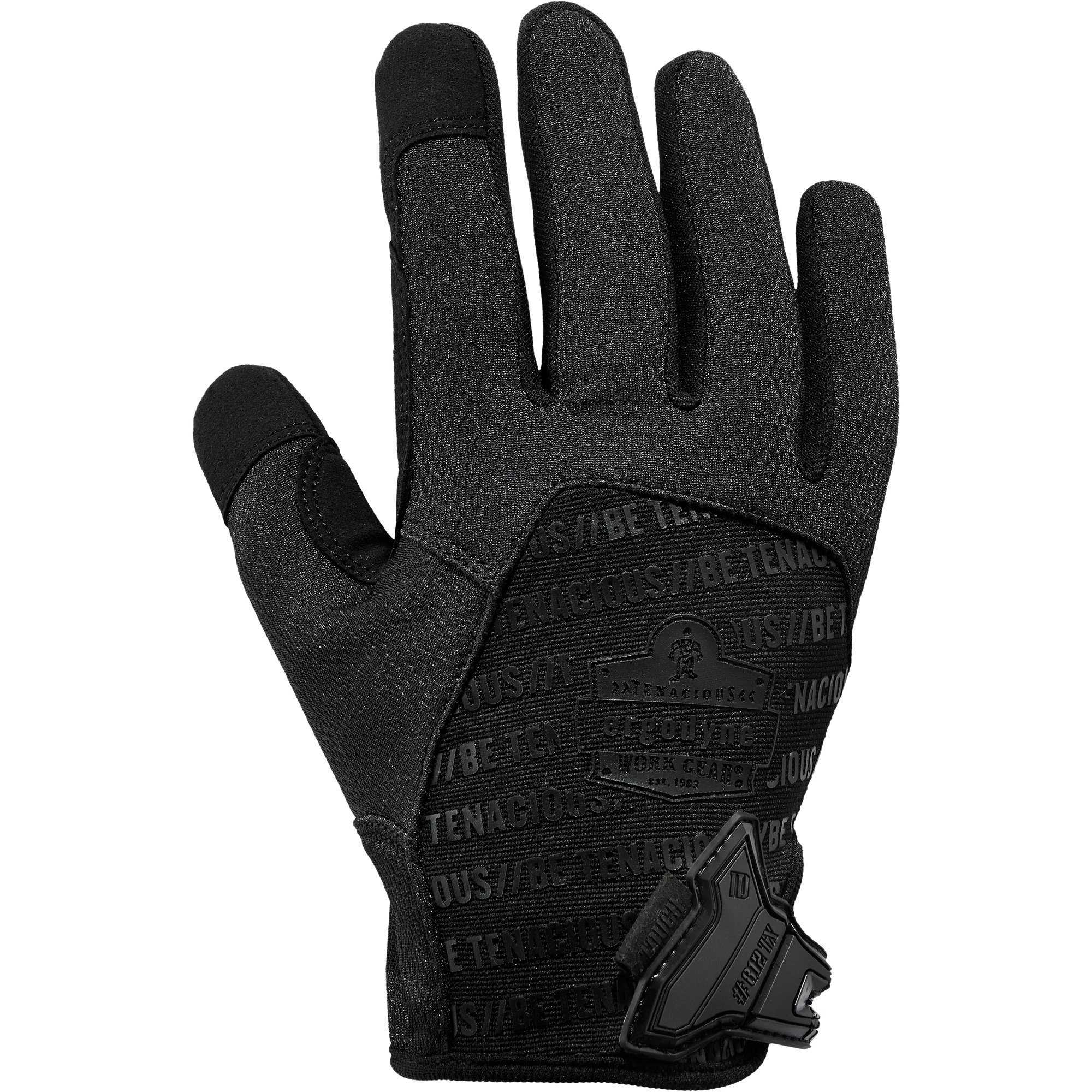 Gants tactiques à dextérité élevée ProFlexMD 812BLK, Paume Synthétique, Taille Petit