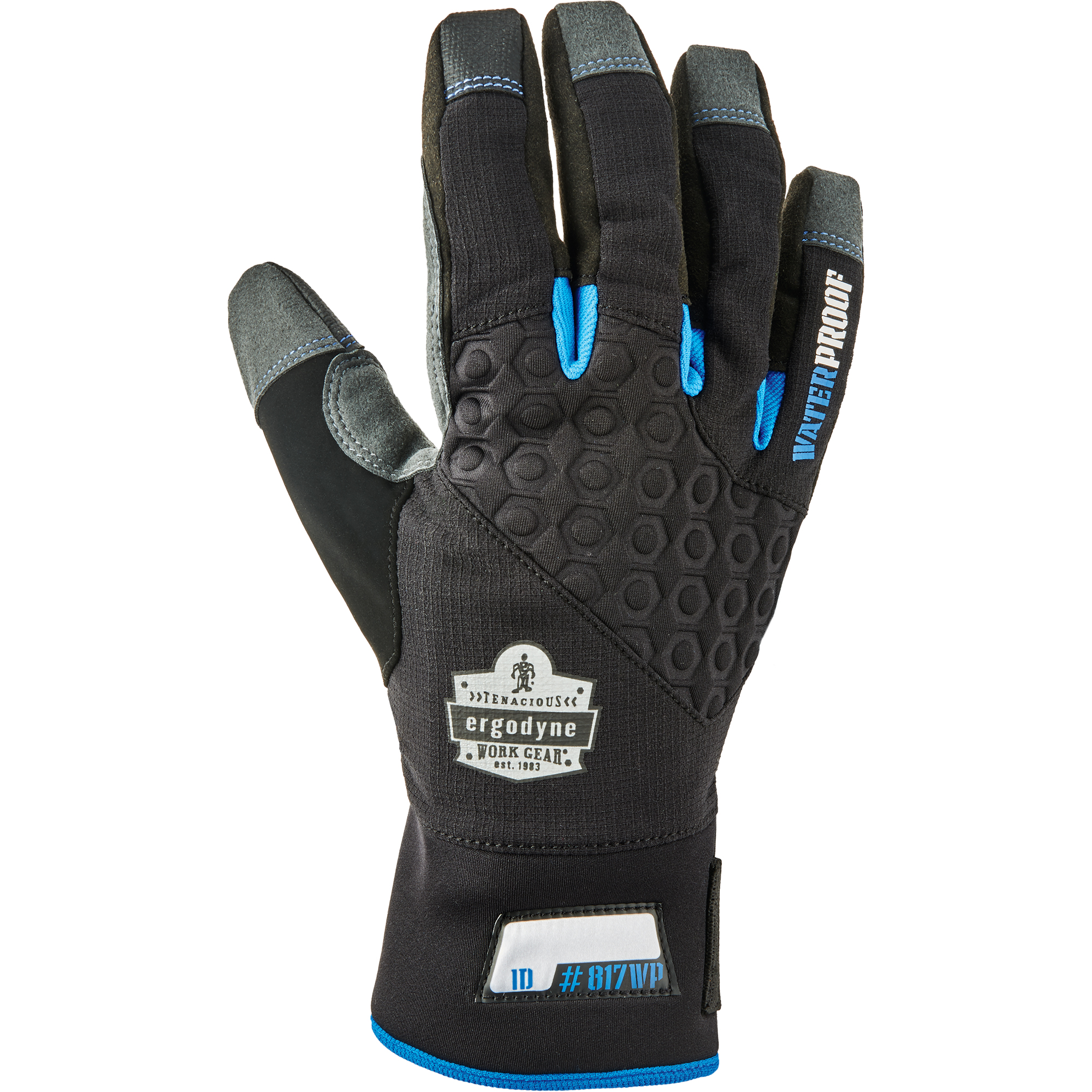 Gants utilitaires thermiques étanches et renforcés ProFlexMD, Paume Suède, Taille 2T-Grand