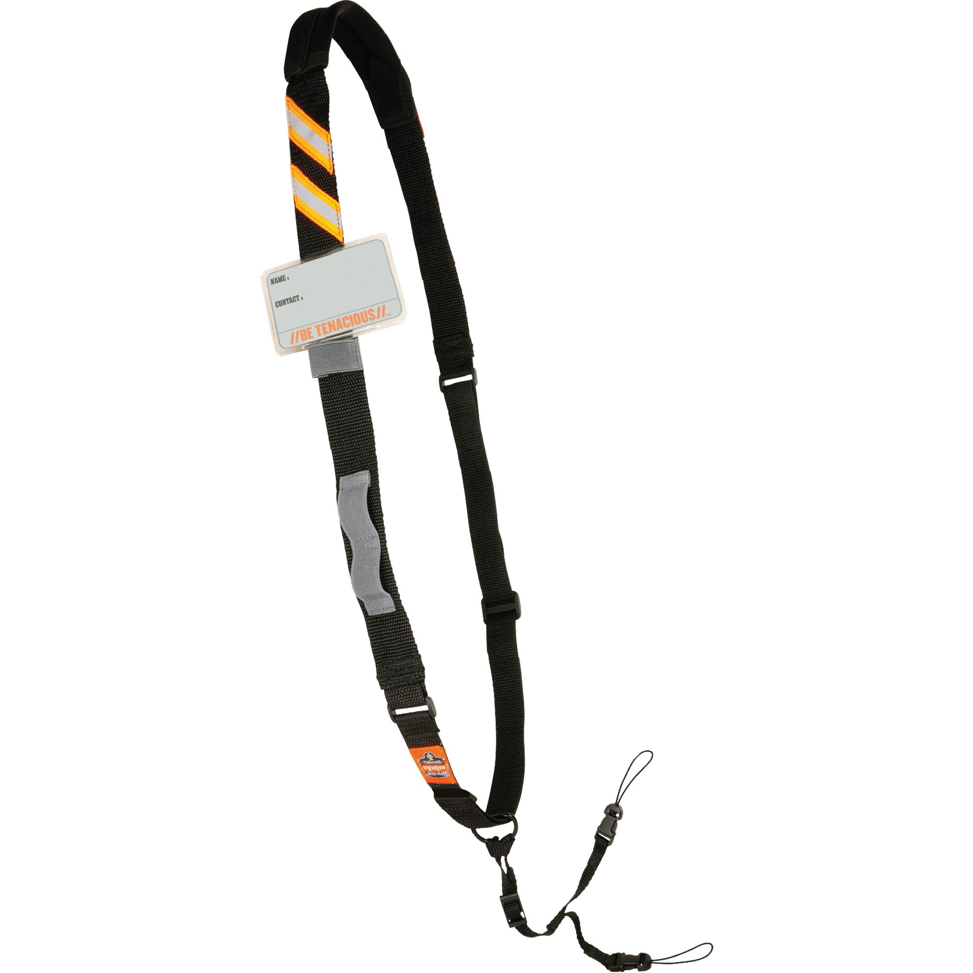 Longe élingue à scanneur de code barres coussinée Squids 3137 pour ordinateurs portables, Longueur fixe, Boucle