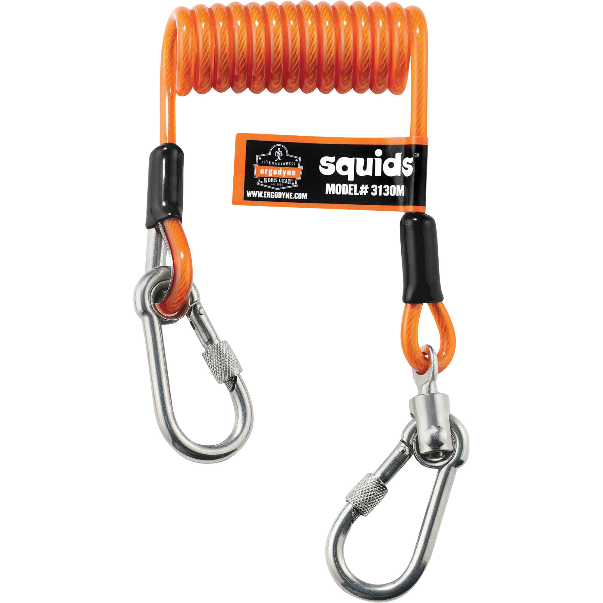 Longe enroulée, Spirale, Mousqueton double