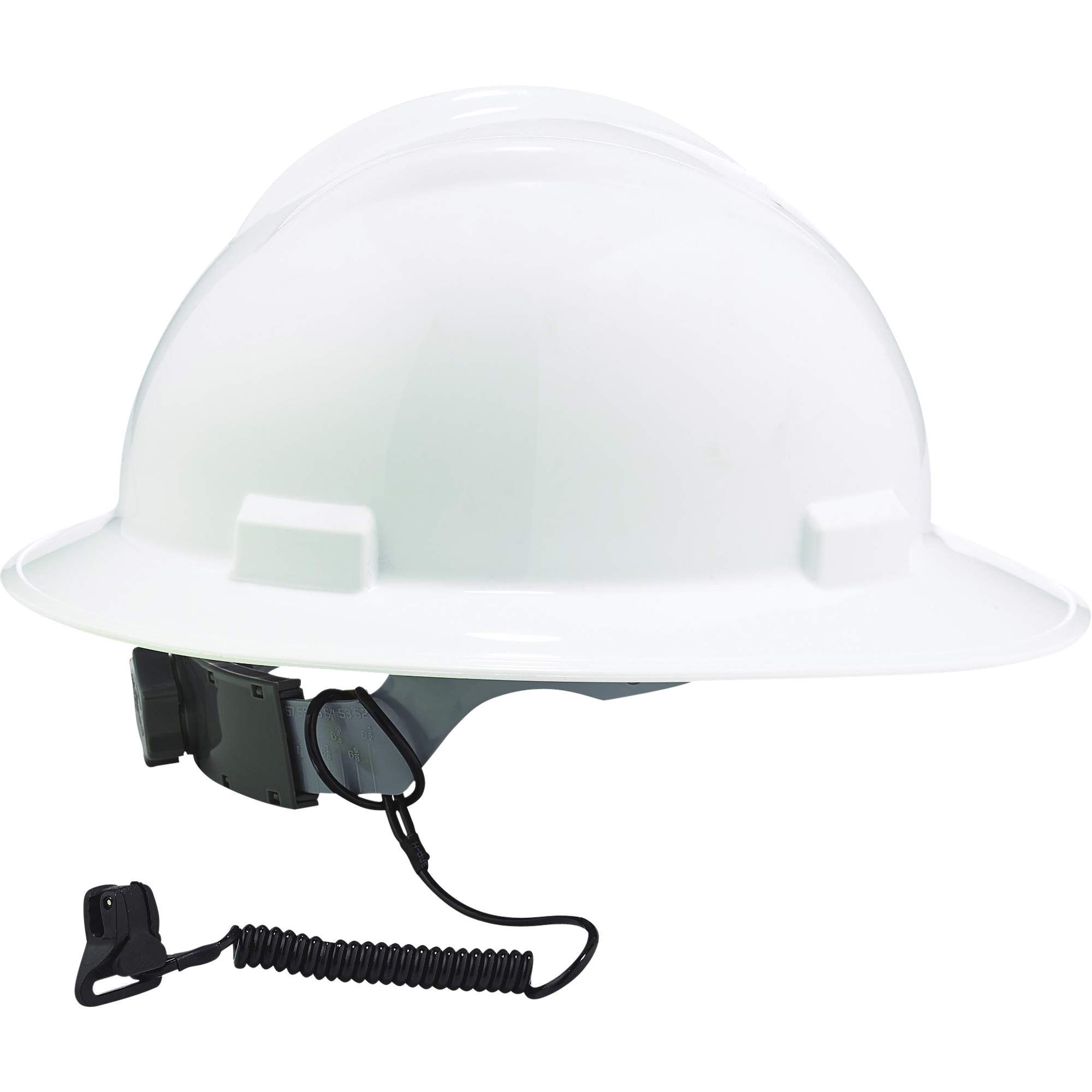 Longe porte-outils SquidsMD 3158 pour casque de sécurité, Spirale, Pince/boucle