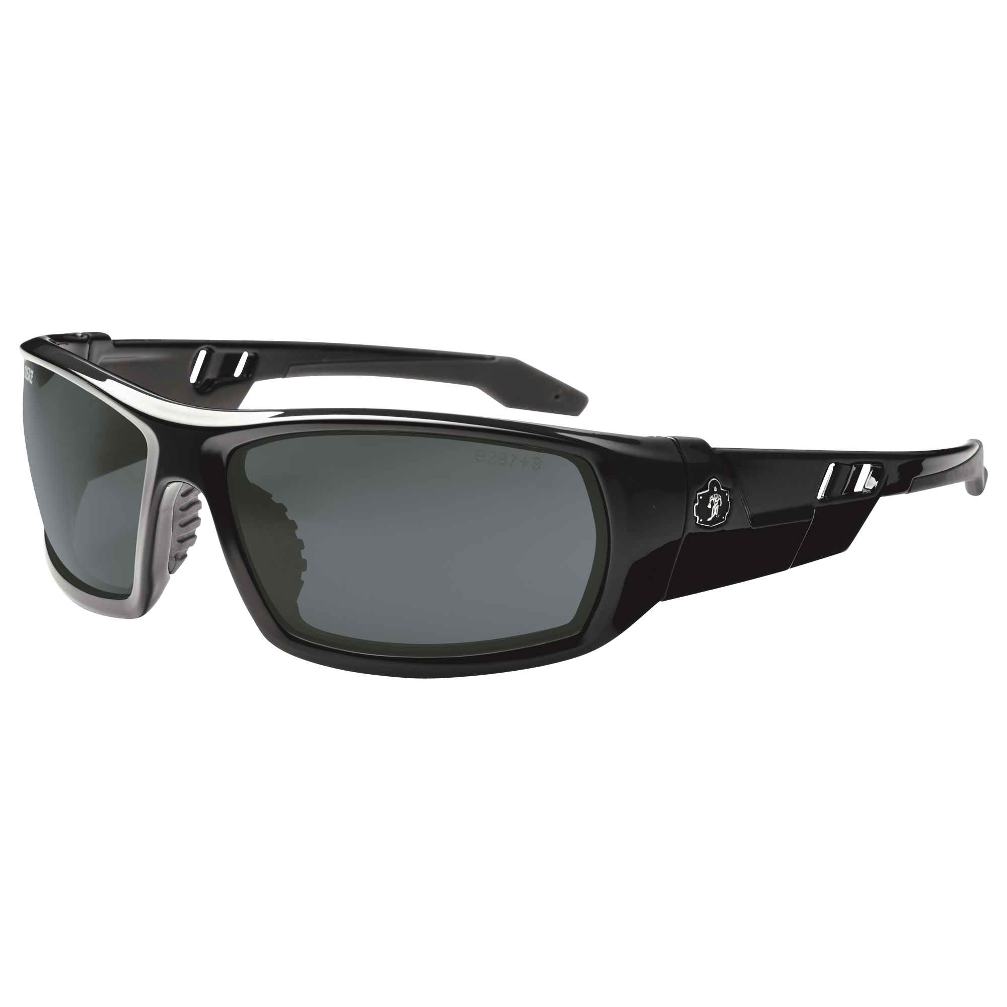 Lunettes de sécurité SkullerzMD Odin, Lentille Fumée, Anti-égratignures/Polarisé, ANSI Z87+/Répond ou surpasse la norme CSA Z94.3