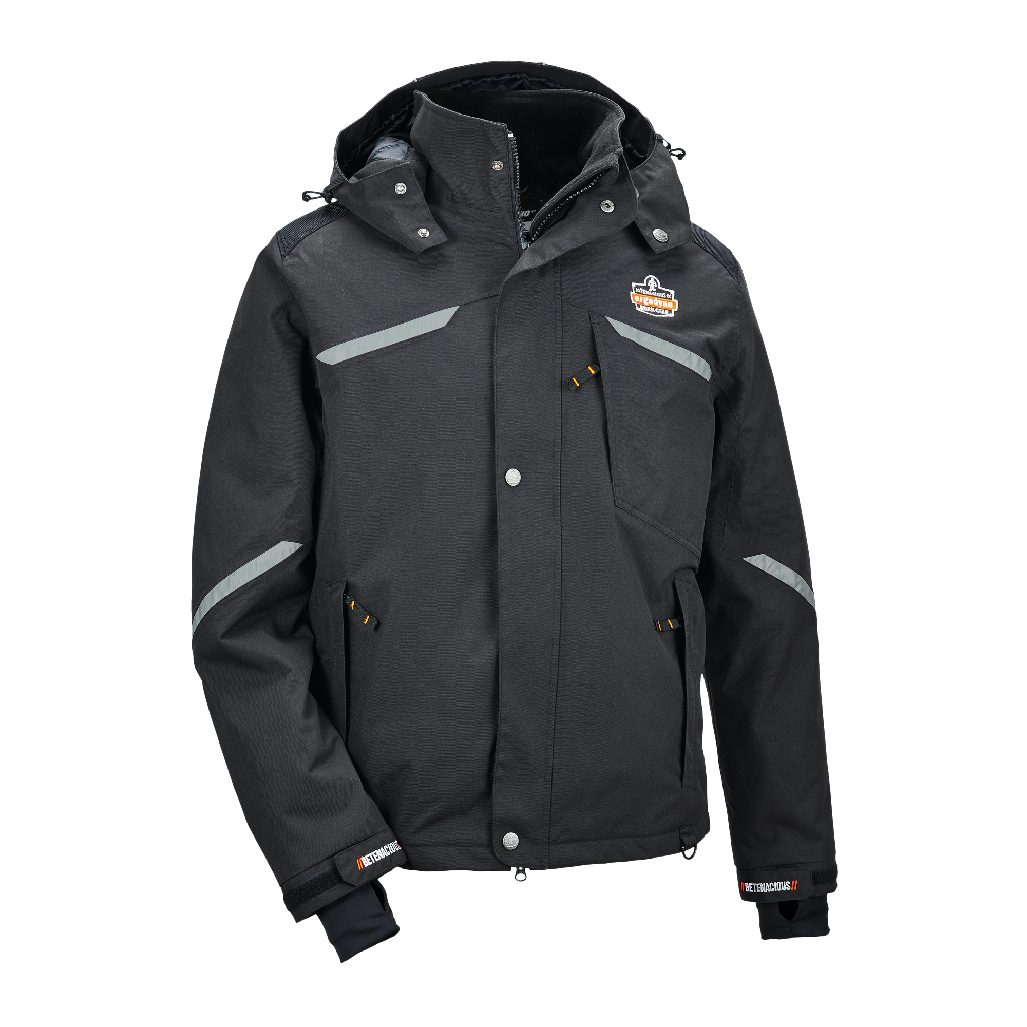 Manteau thermique N-FernoMD 6466, Hommes, 3T-Grand, Noir